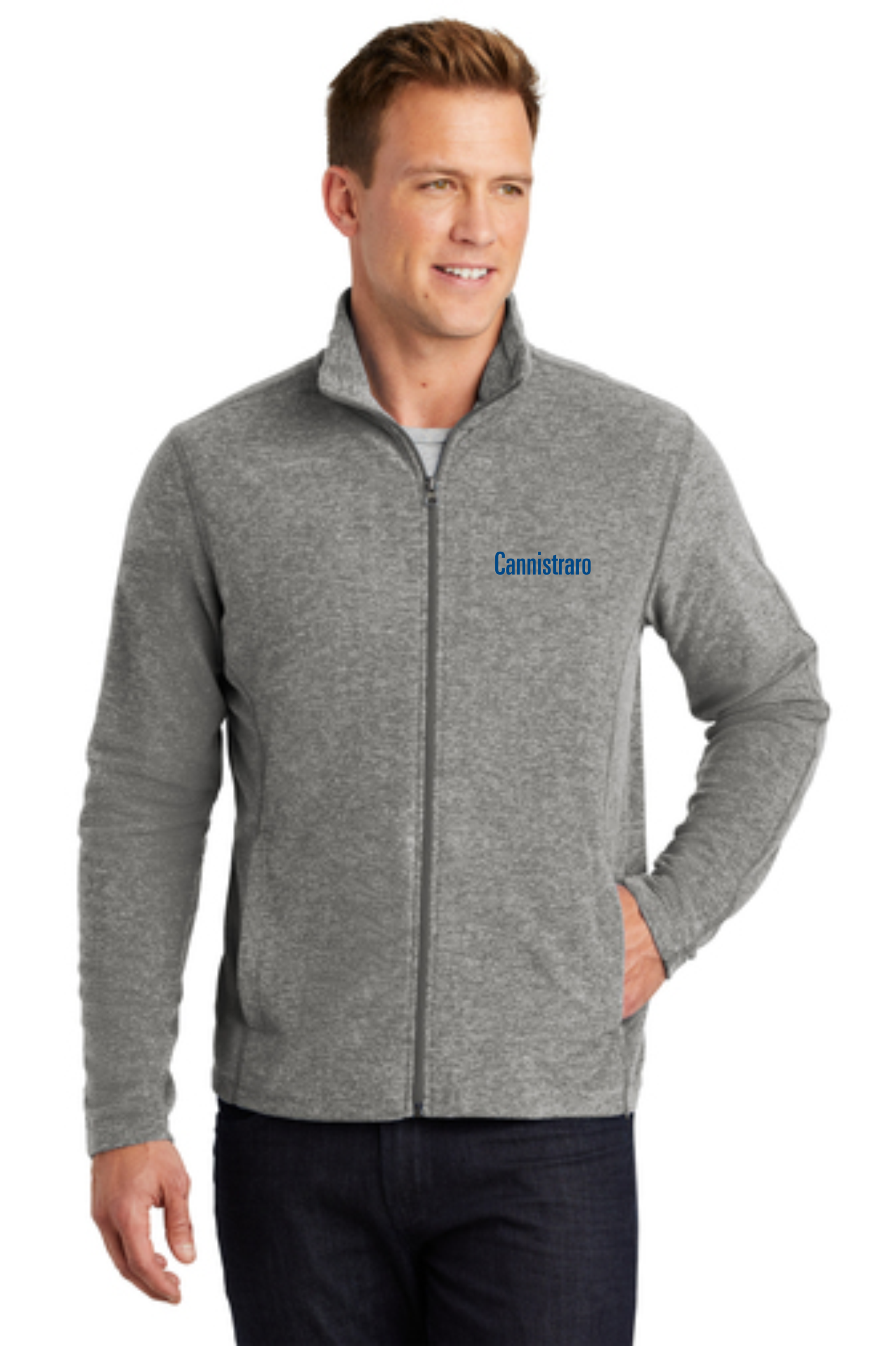 PA ® Heather Microfleece Full-Zip Jacket. F235 (JCC)