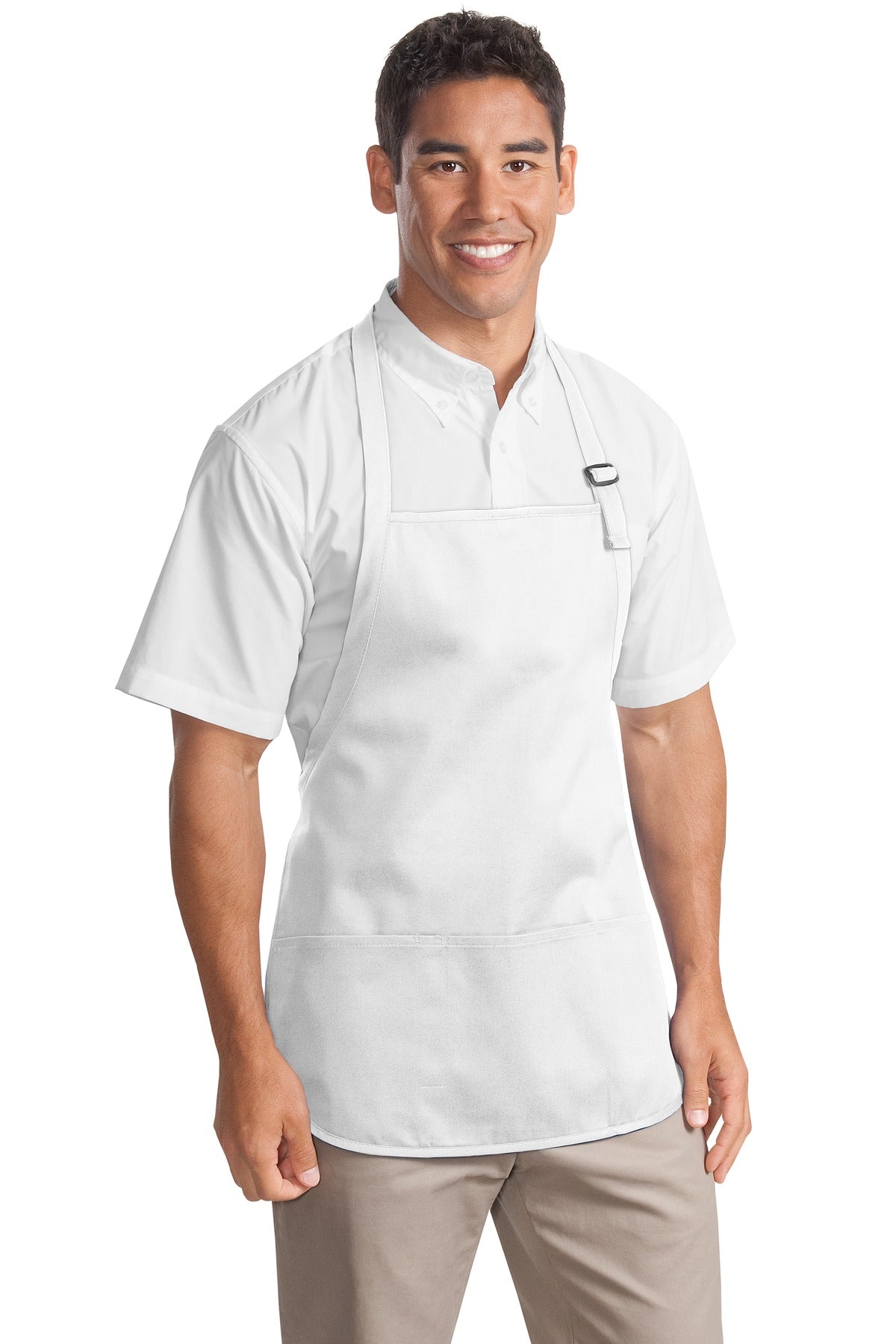 PA ® Medium-Length Apron with Pouch Pockets. A510