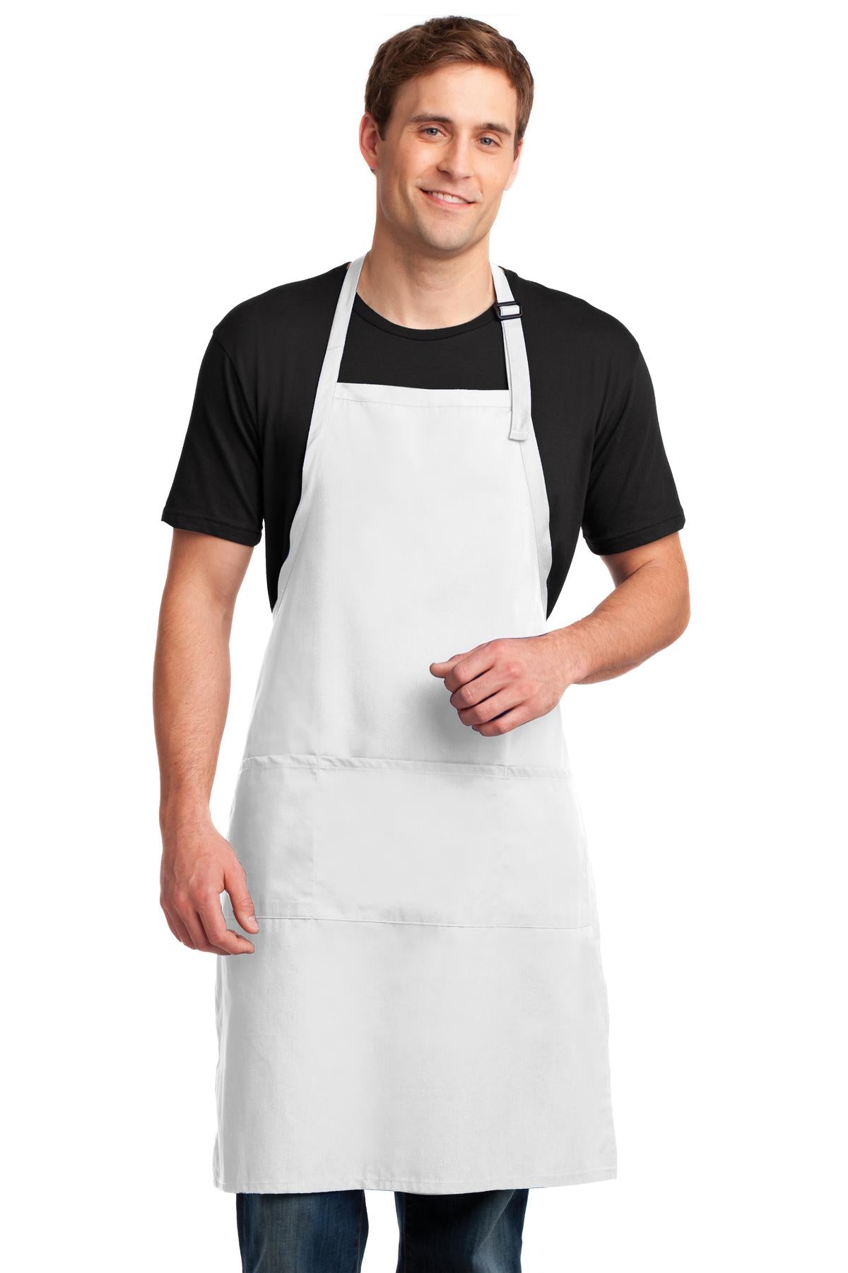 PA ® Easy Care Extra Long Bib Apron with Stain Release. A700