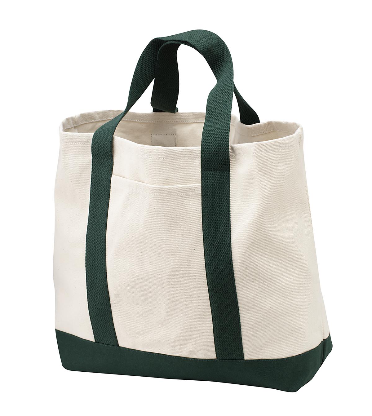 PA ® - Ideal Twill Two-Tone Shopping Tote. B400