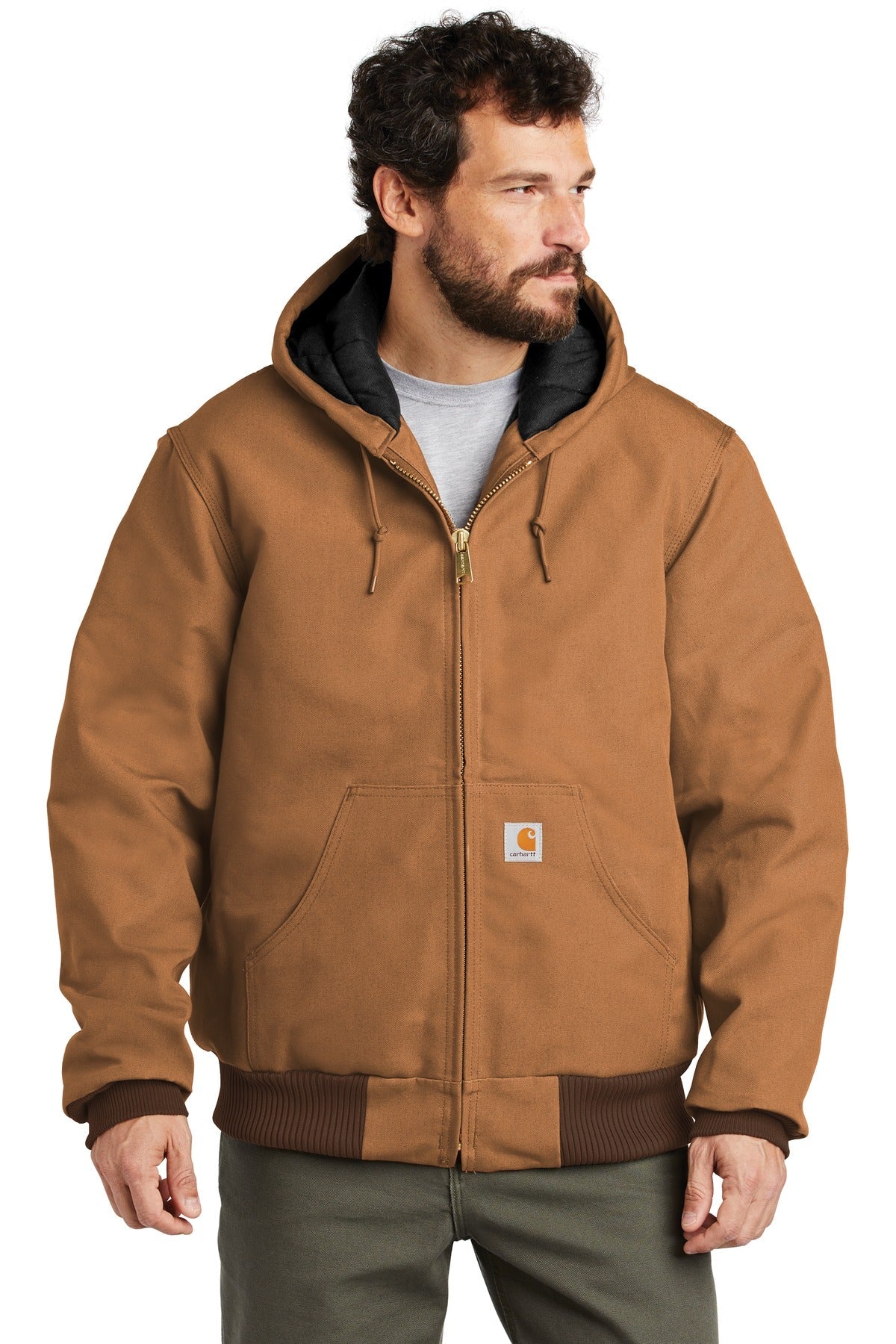 Carhartt® Quilted-Flannel-Lined Duck Active Jac. CTSJ140