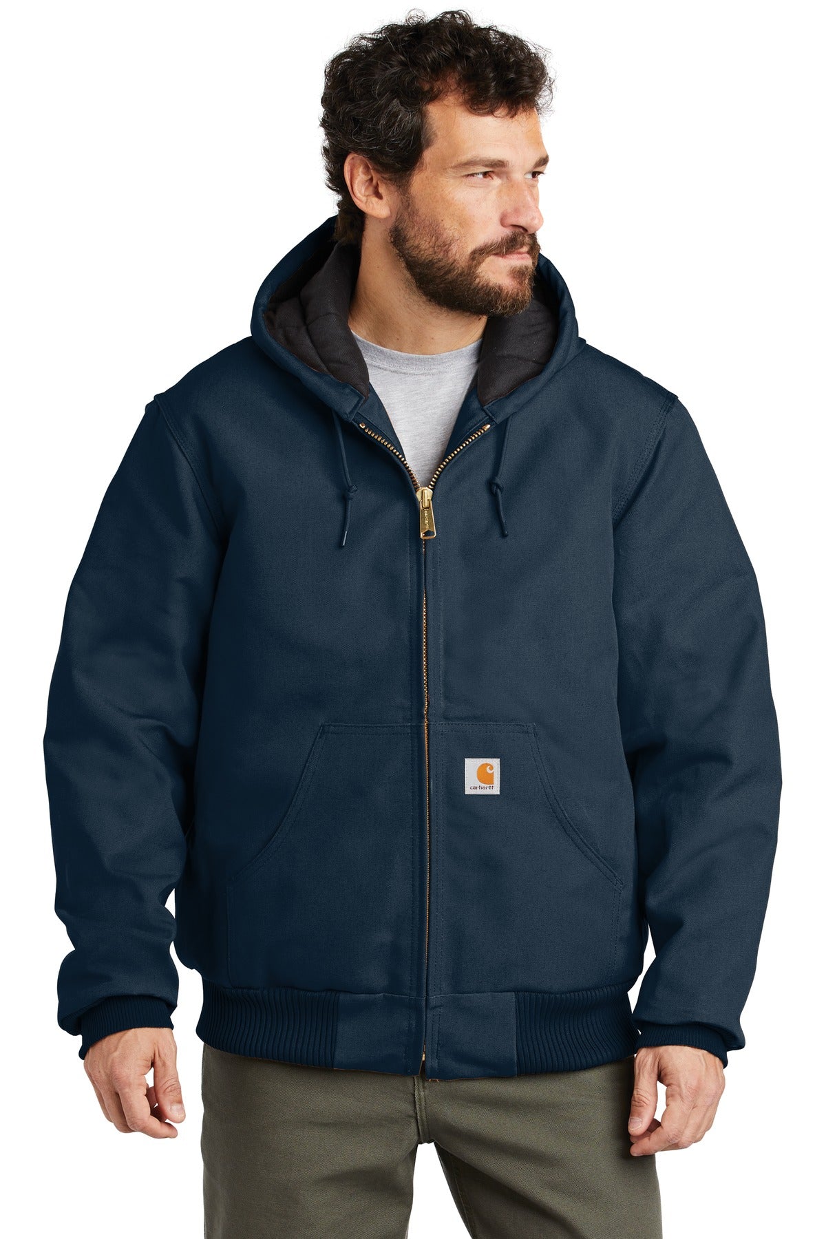 Carhartt® Quilted-Flannel-Lined Duck Active Jac. CTSJ140