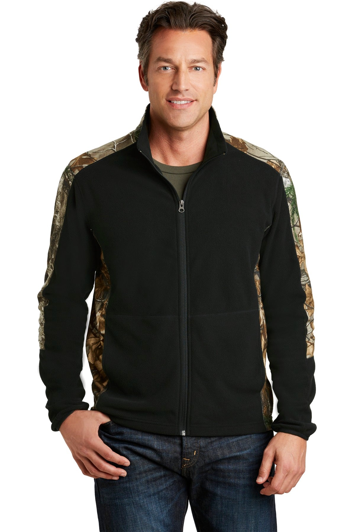 PA ® Camouflage Microfleece Full-Zip Jacket. F230C