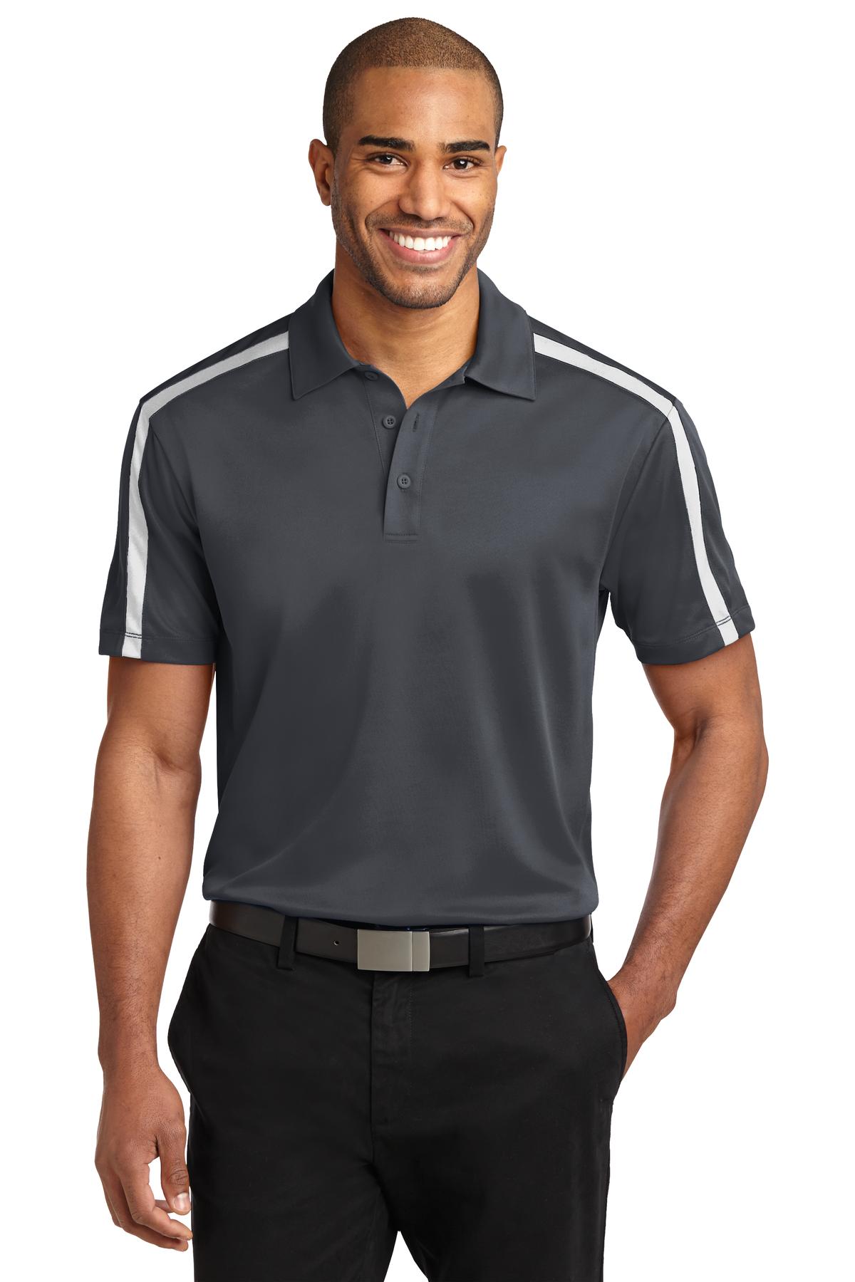 Port Authority ® Silk Touch „¢ Performance Colorblock Stripe Polo. K547
