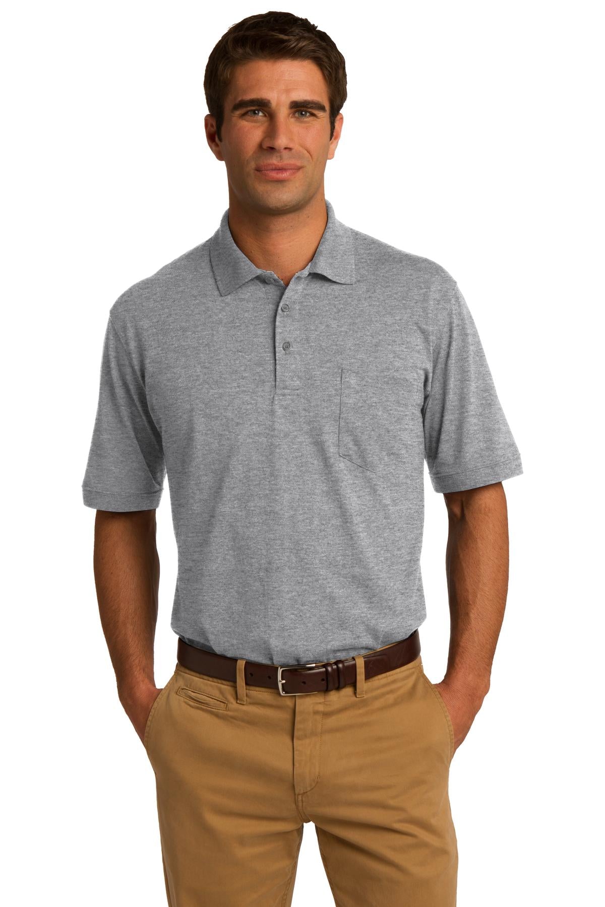 Port & Company ® Core Blend Jersey Knit Pocket Polo. KP55P