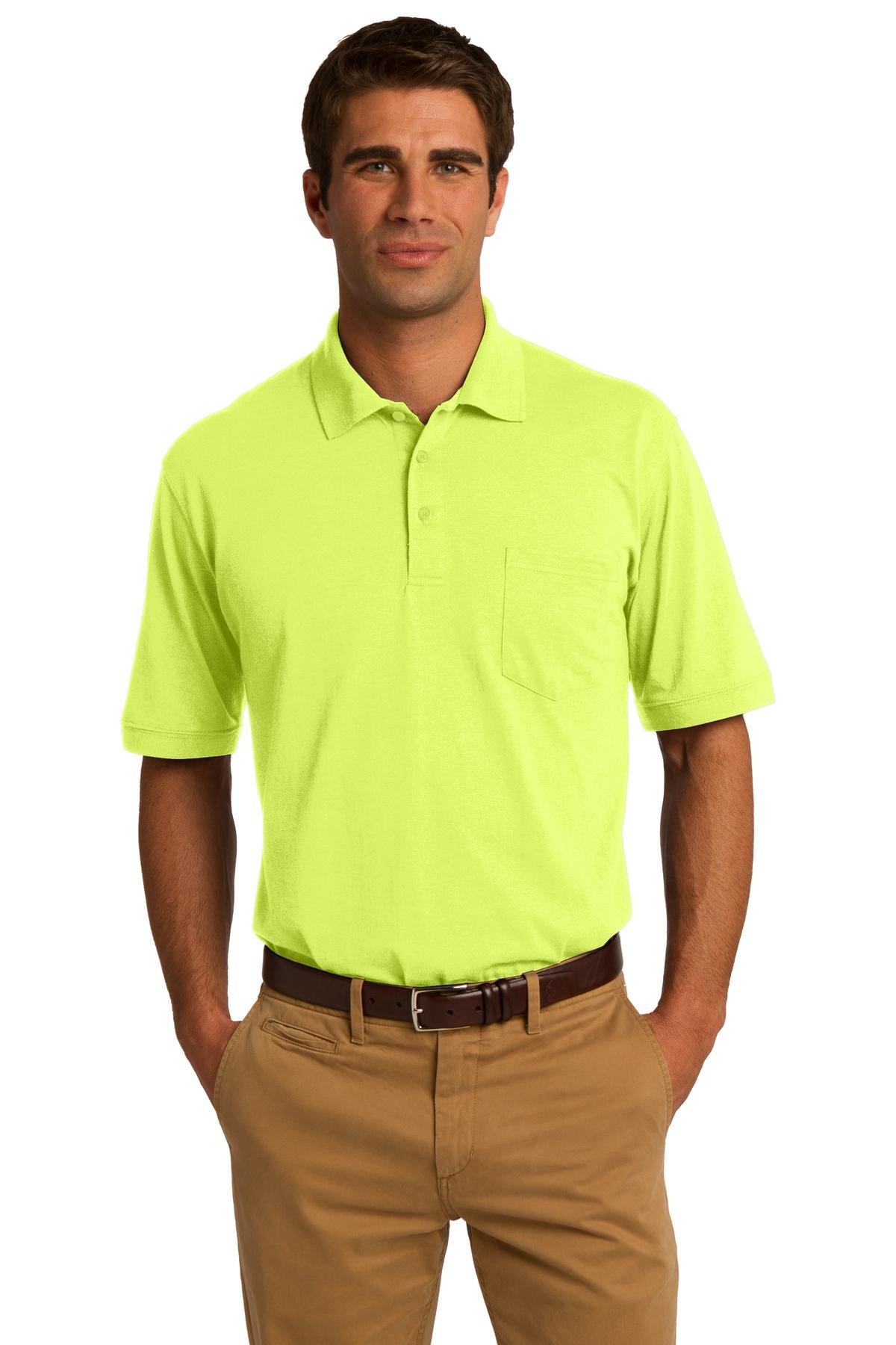 Port & Company ® Core Blend Jersey Knit Pocket Polo. KP55P