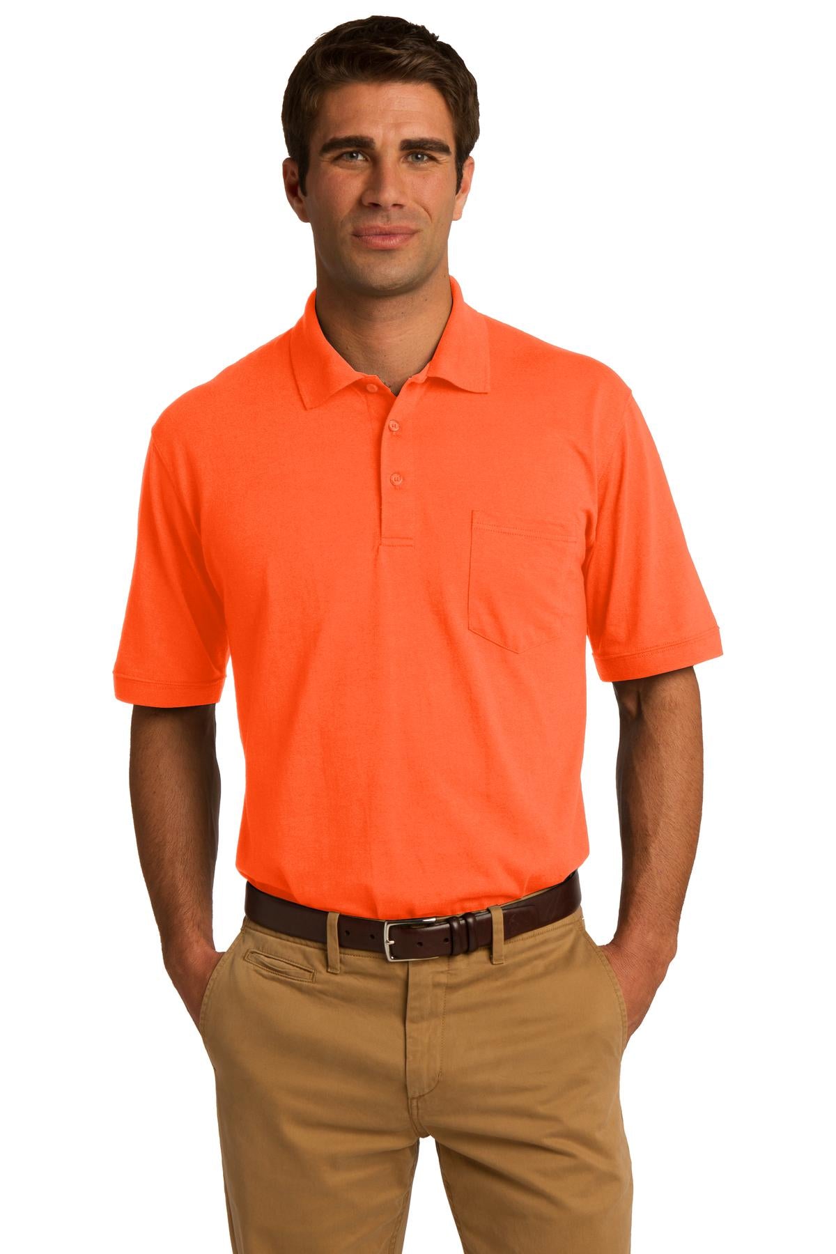 Port & Company ® Core Blend Jersey Knit Pocket Polo. KP55P