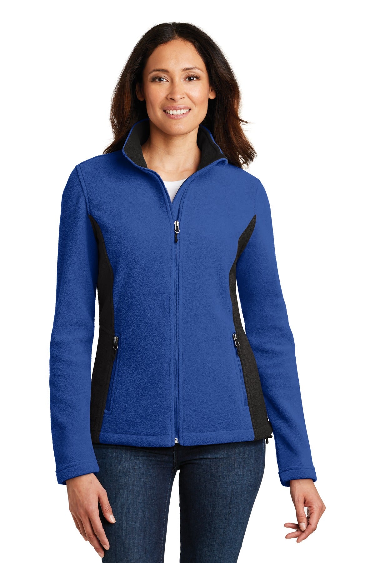 Port Authority ® Ladies Colorblock Value Fleece Jacket. L216