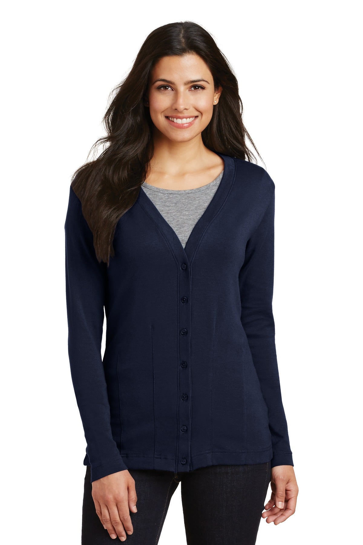 Port Authority ® Ladies Modern Stretch Cotton Cardigan. L515