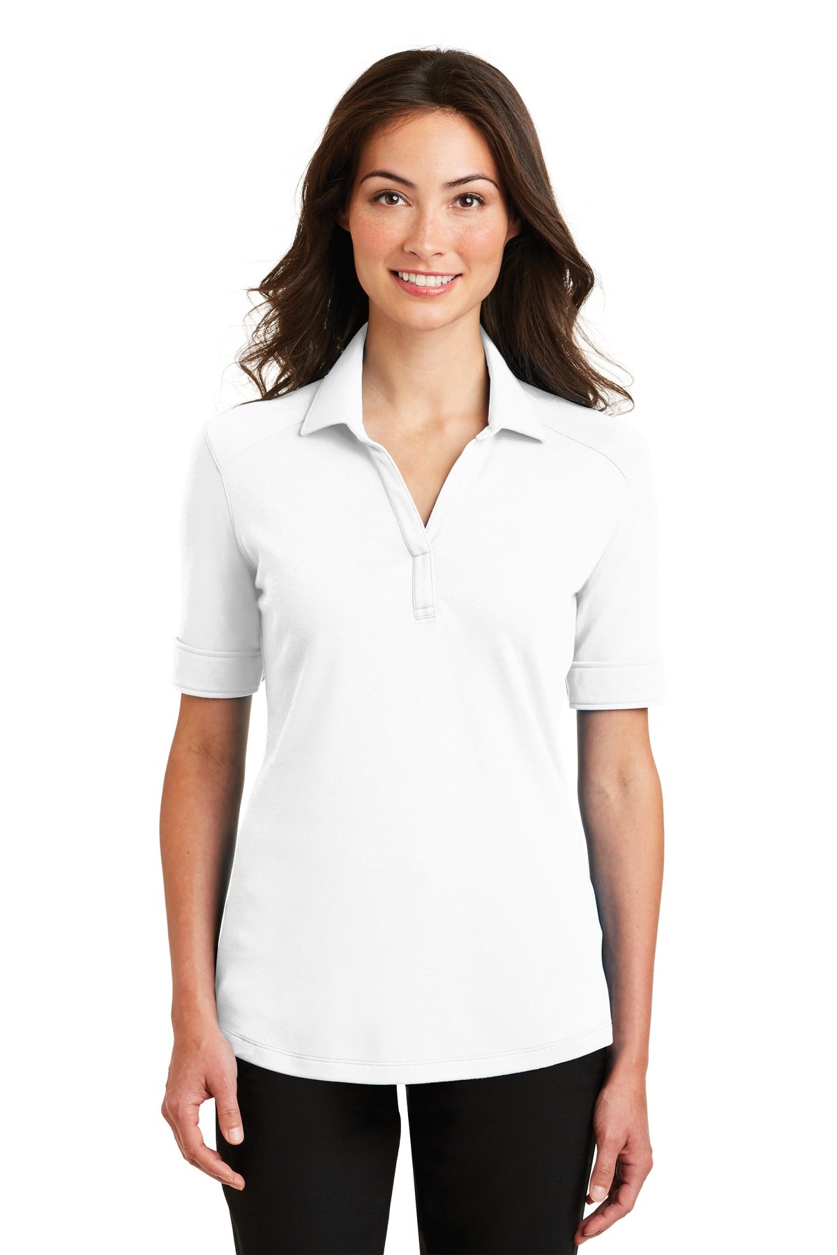 Port Authority ® Ladies Silk Touch „¢ Interlock Performance Polo. L5200