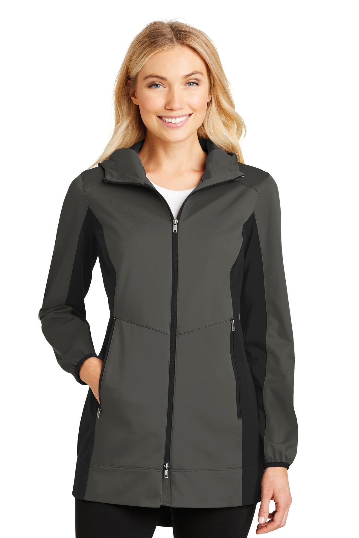Port Authority ® Ladies Active Hooded Soft Shell Jacket. L719