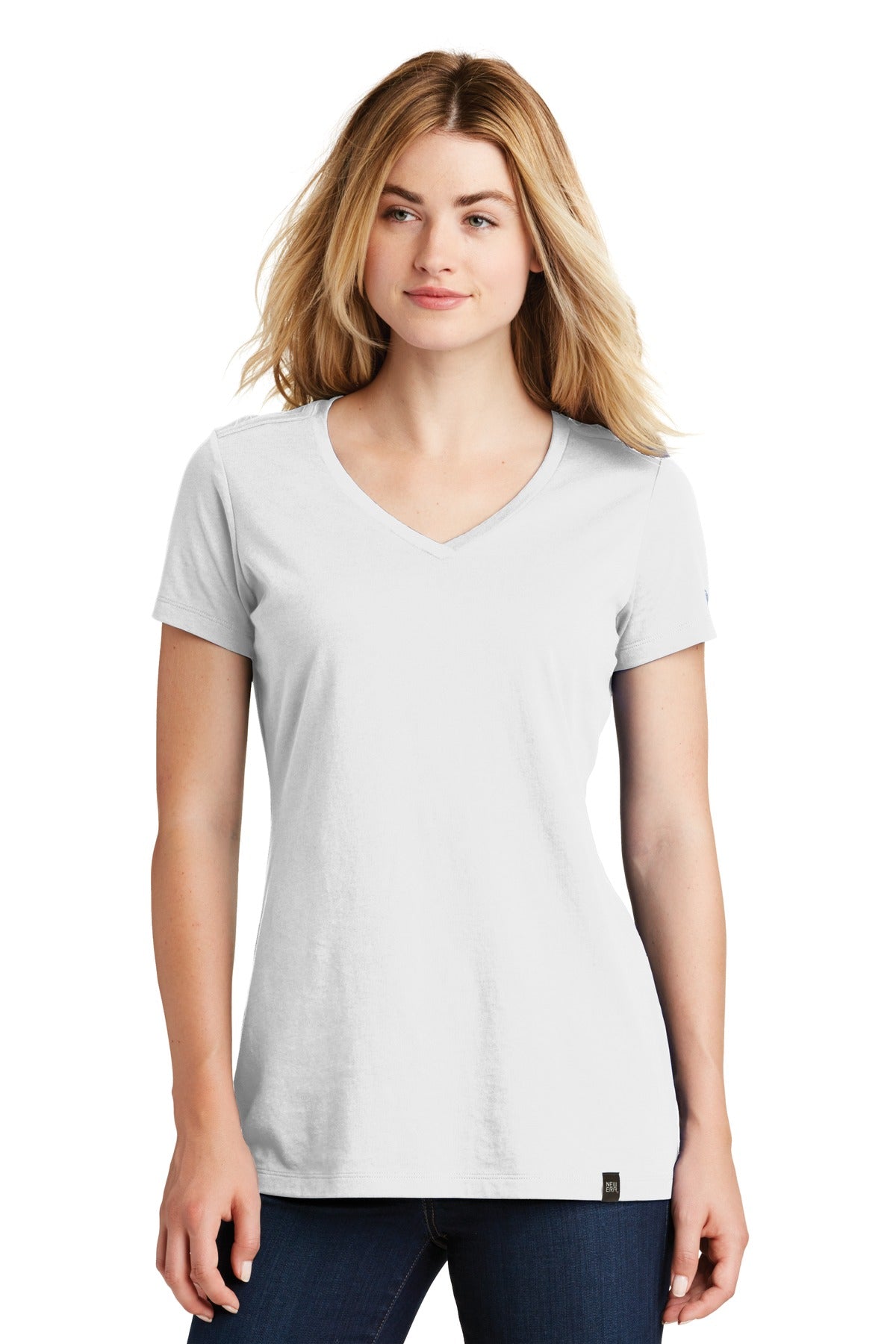 New Era ® Ladies Heritage Blend V-Neck Tee. LNEA101
