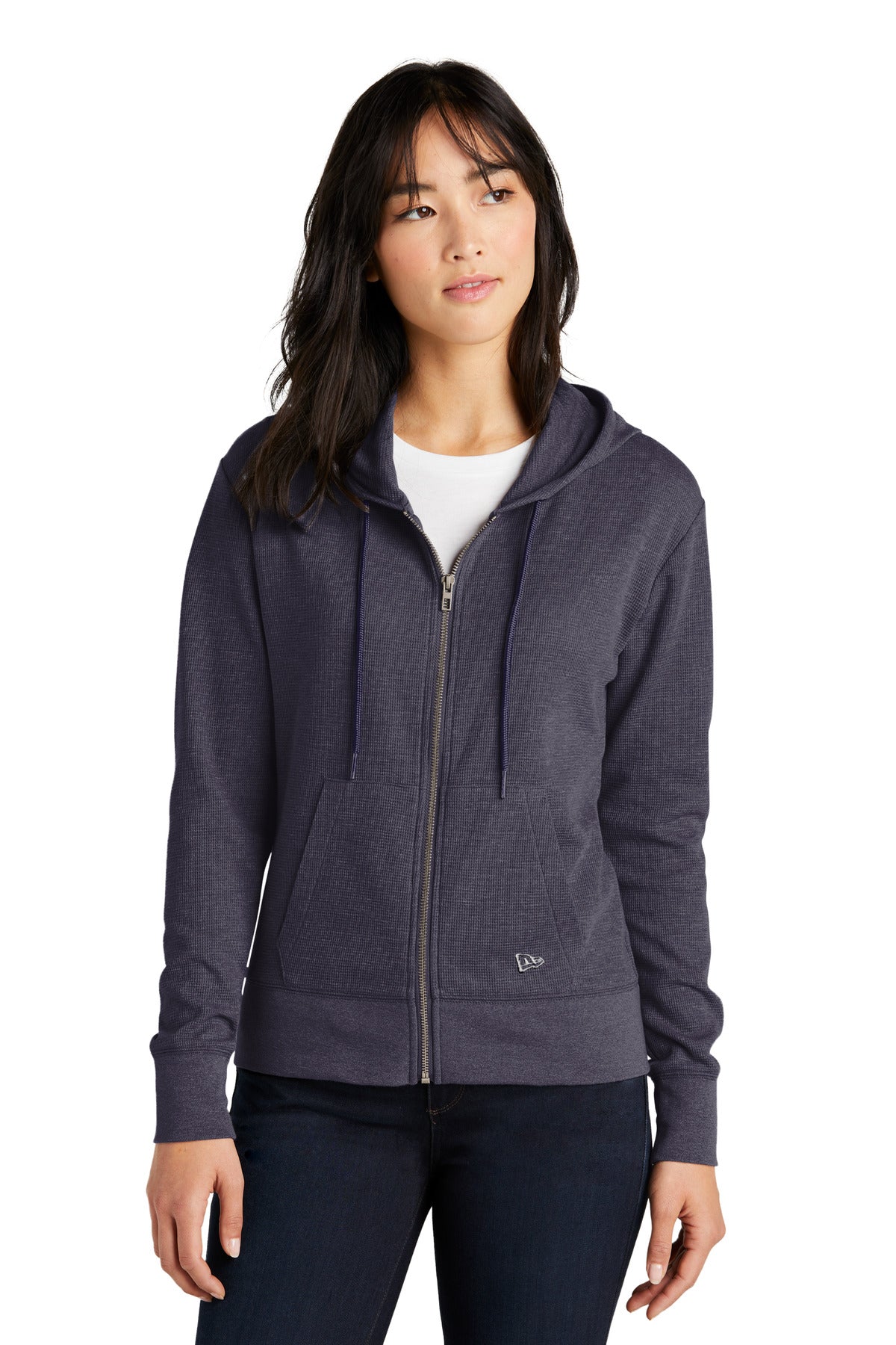 New Era ® Ladies Thermal Full-Zip Hoodie LNEA141
