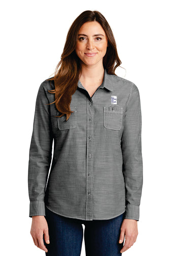 ESP - LW380 Ladies Slub Chambray Shirt