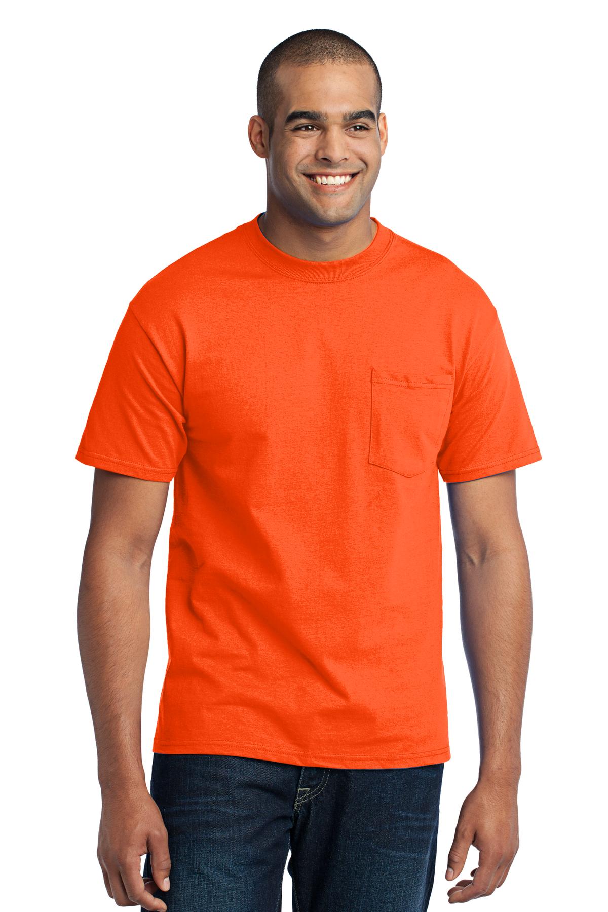 Port & Company® - Core Blend Pocket Tee. PC55P