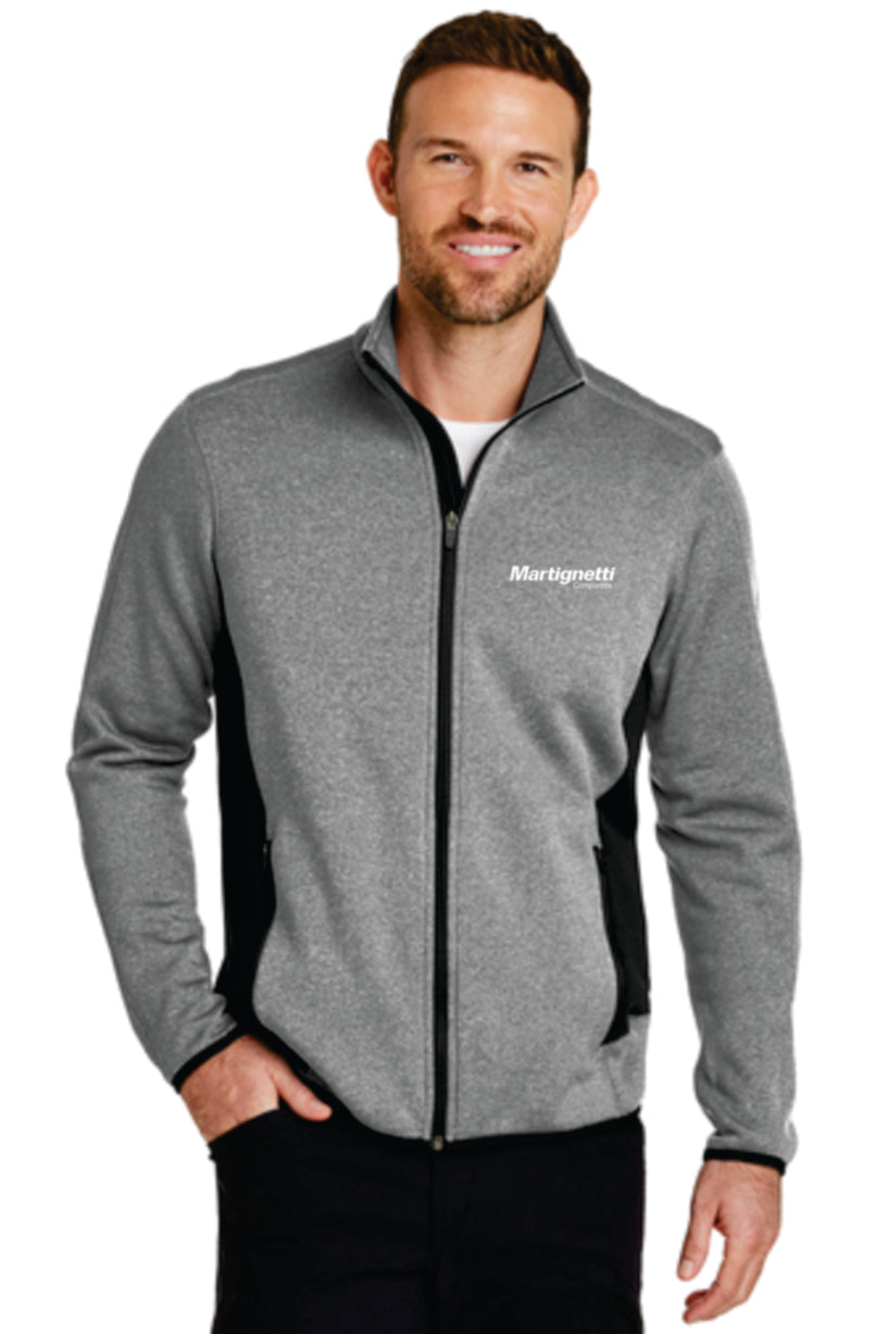 ESP Eddie Bauer Full Zip Heather Stretch Fleece Jacket