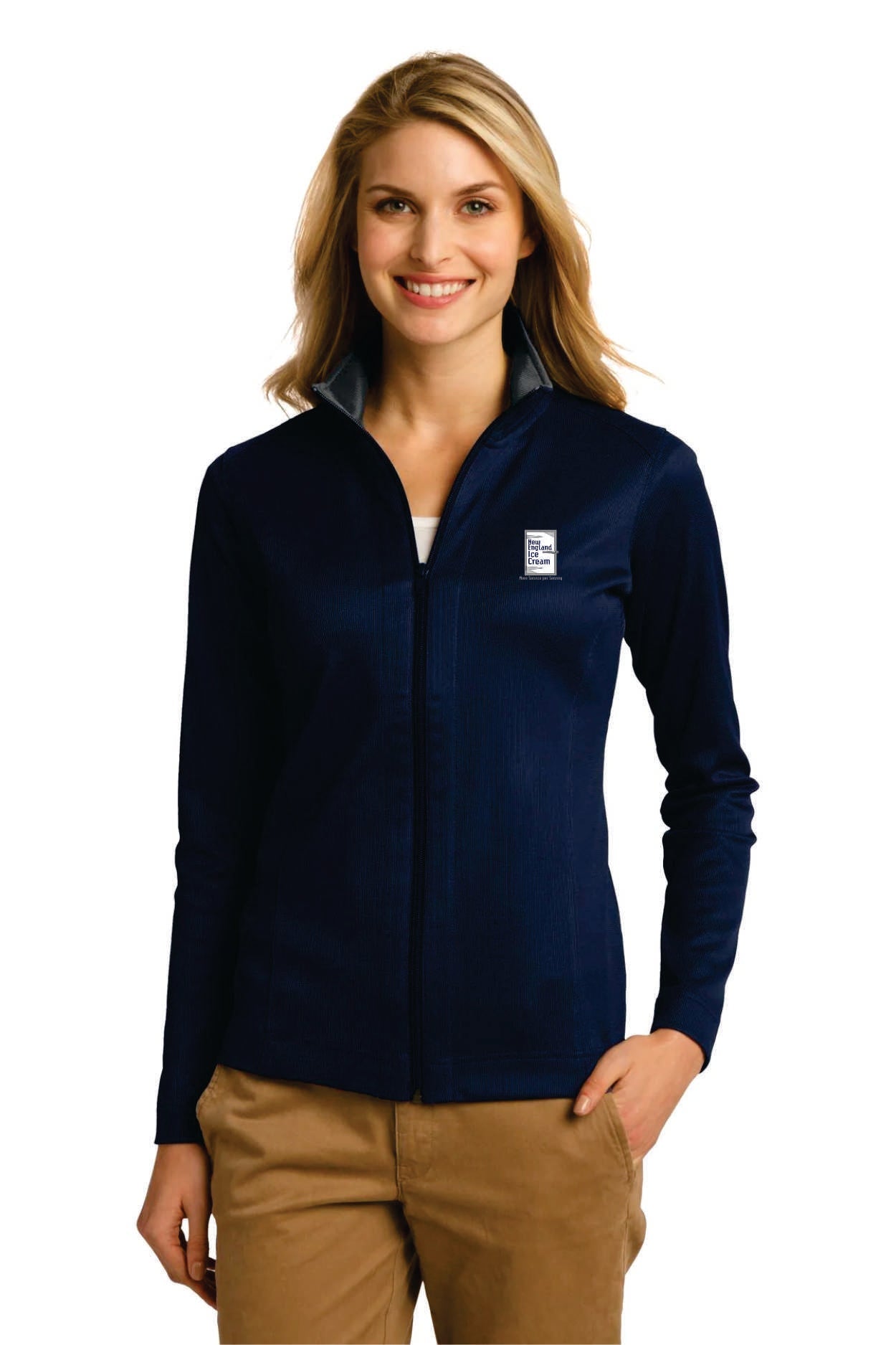 PA « Ladies Vertical Texture Full-Zip Jacket. L805