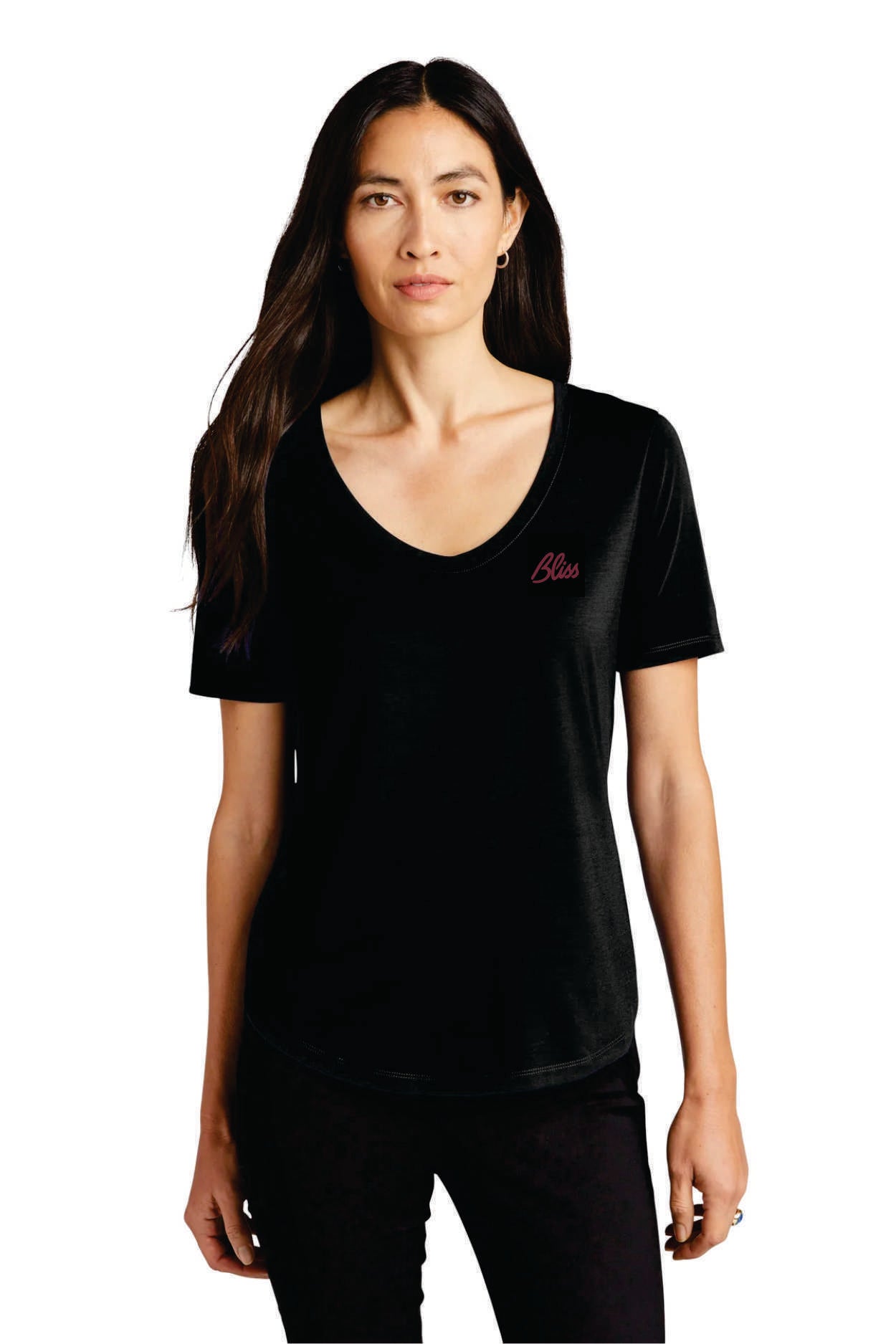MERCER+METTLE Women's Stretch Jersey Relaxed Scoop MM1017