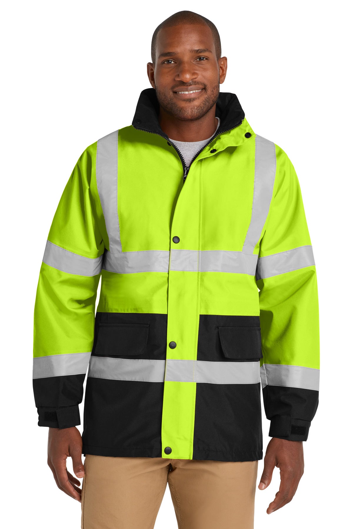 CornerStoneÂ® - ANSI 107 Class 3 Waterproof Parka. CSJ24
