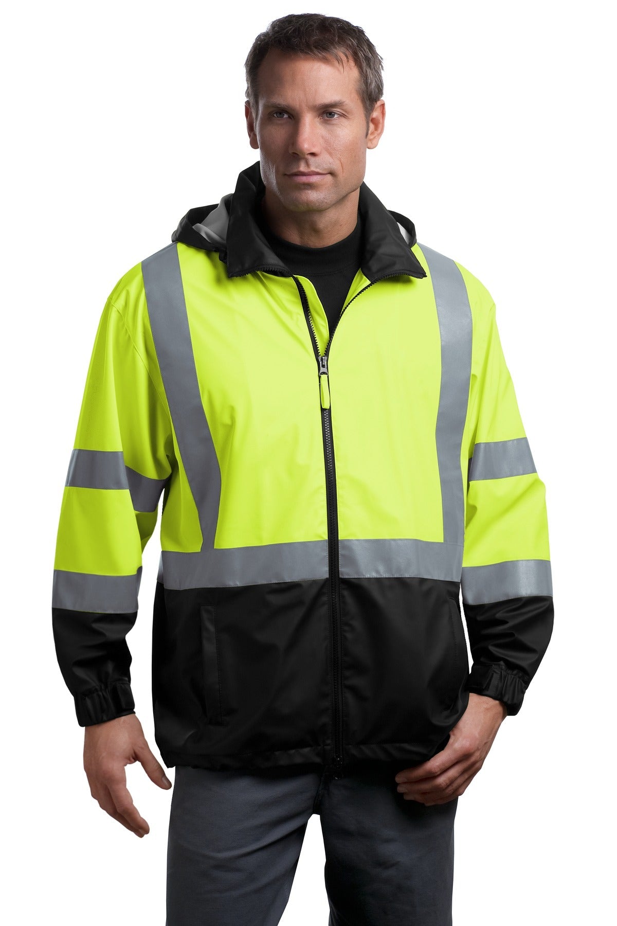 CornerStone® - ANSI 107 Class 3 Safety Windbreaker. CSJ25_CCL