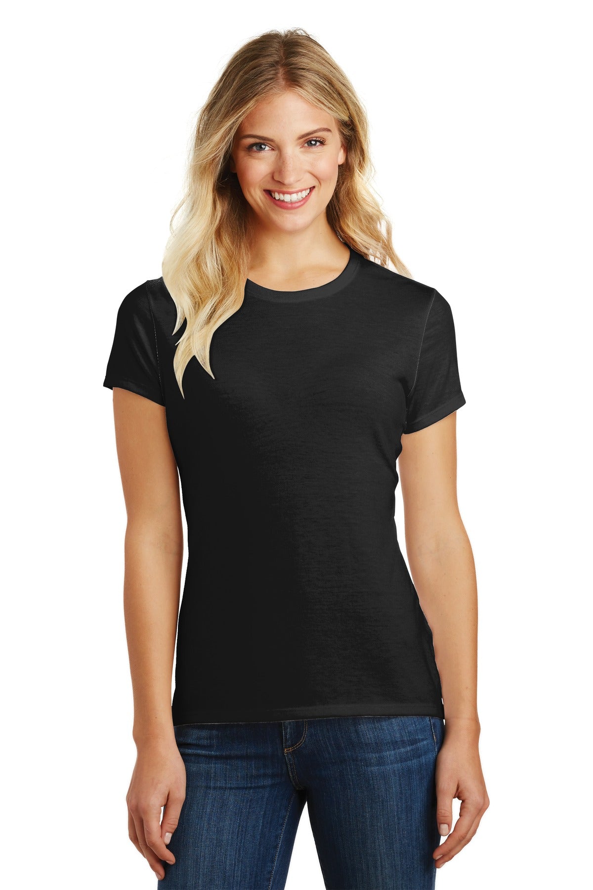 DT  Women's Perfect Blend® CVC Tee. DM108L