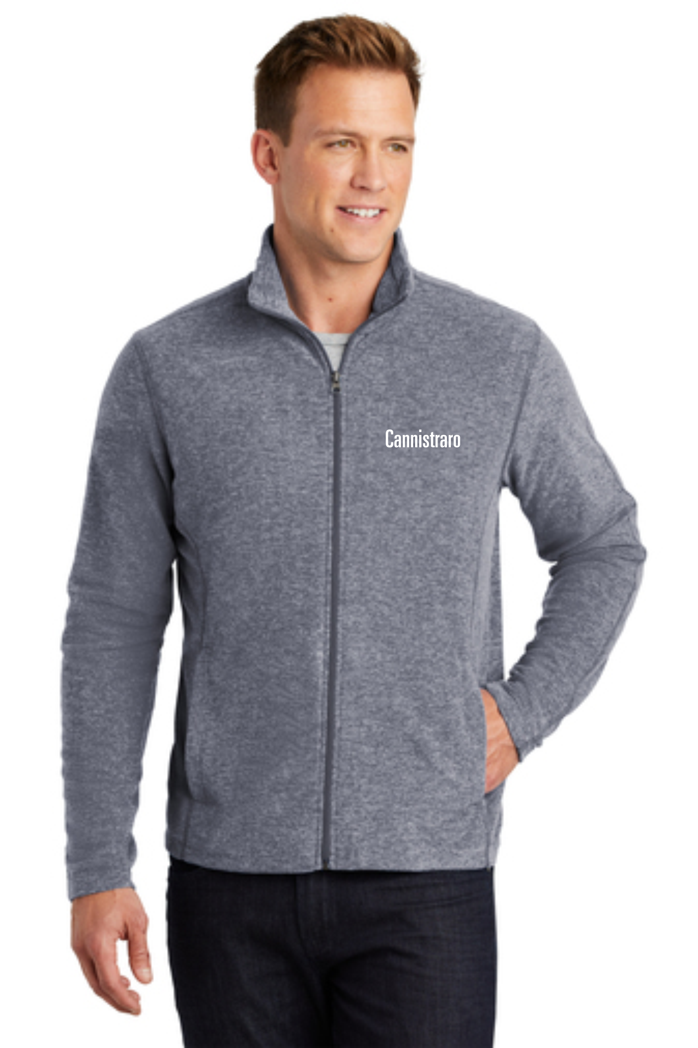PA ® Heather Microfleece Full-Zip Jacket. F235 (JCC)