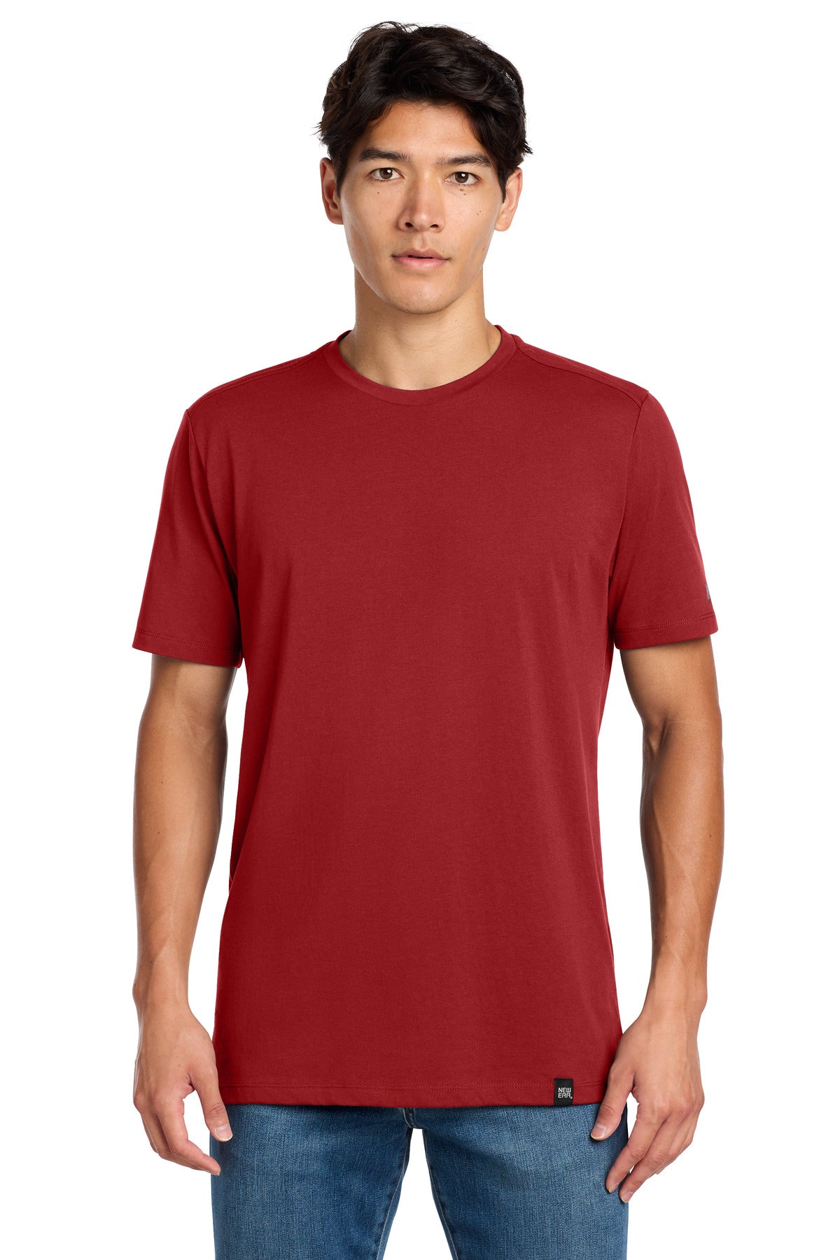New Era  Heritage Blend Crew Tee. NEA100