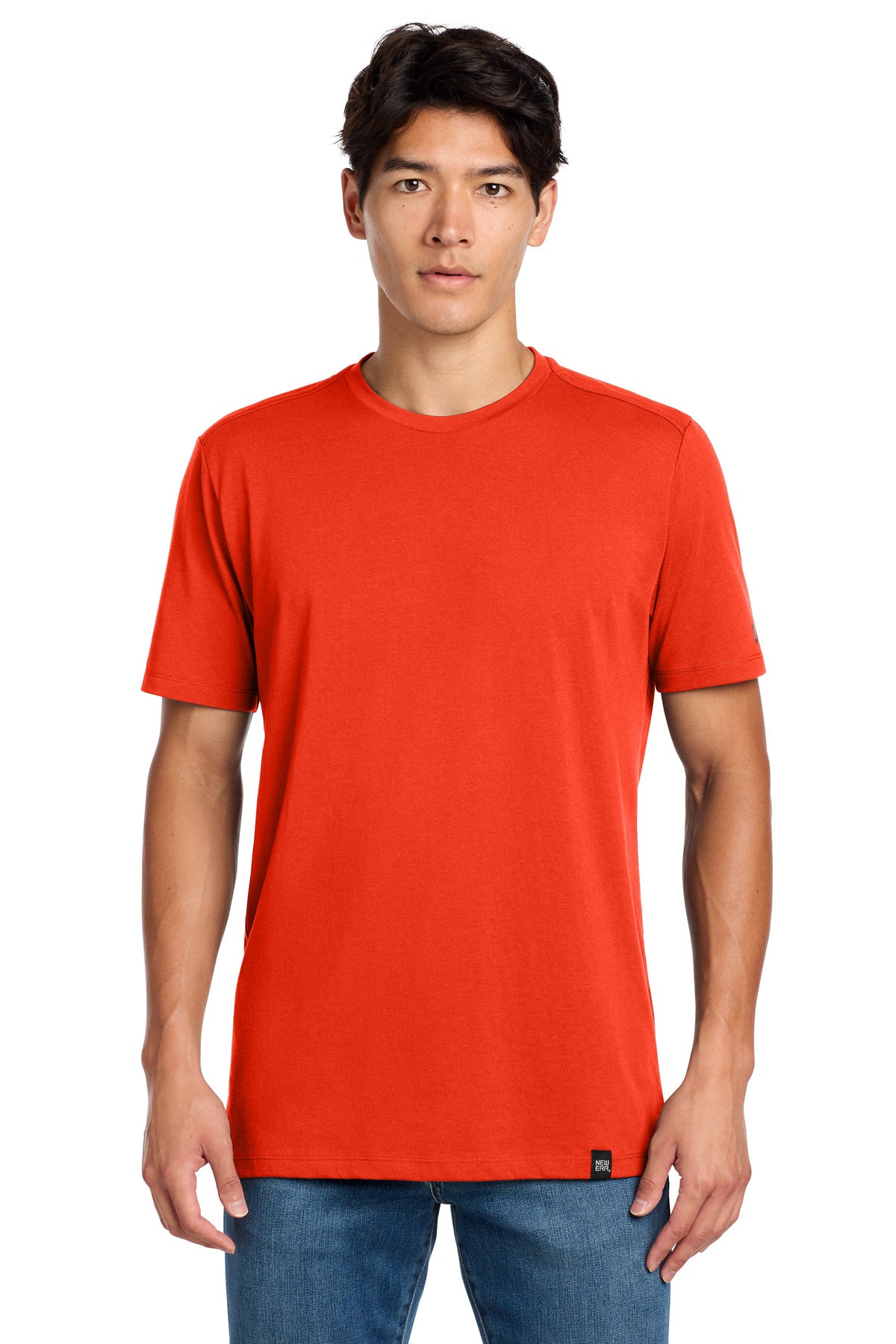 New Era  Heritage Blend Crew Tee. NEA100