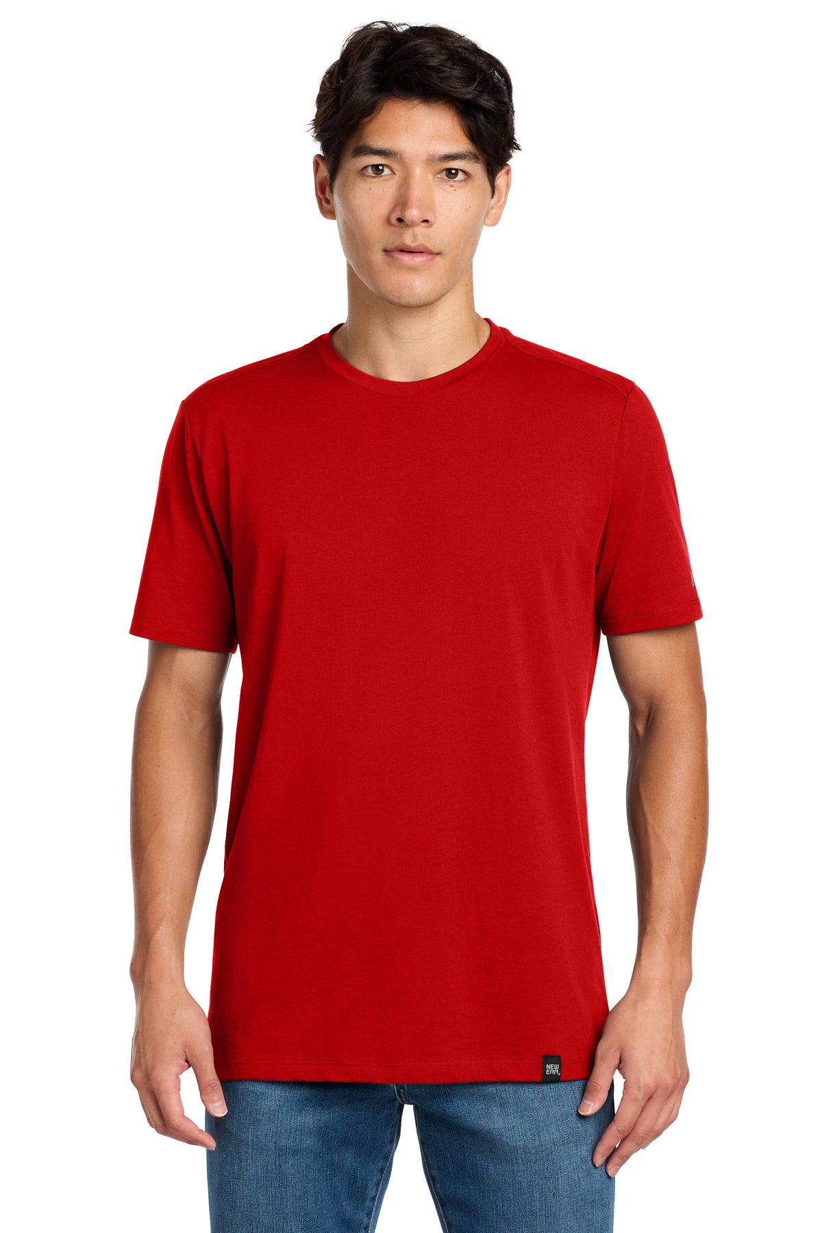 New Era  Heritage Blend Crew Tee. NEA100