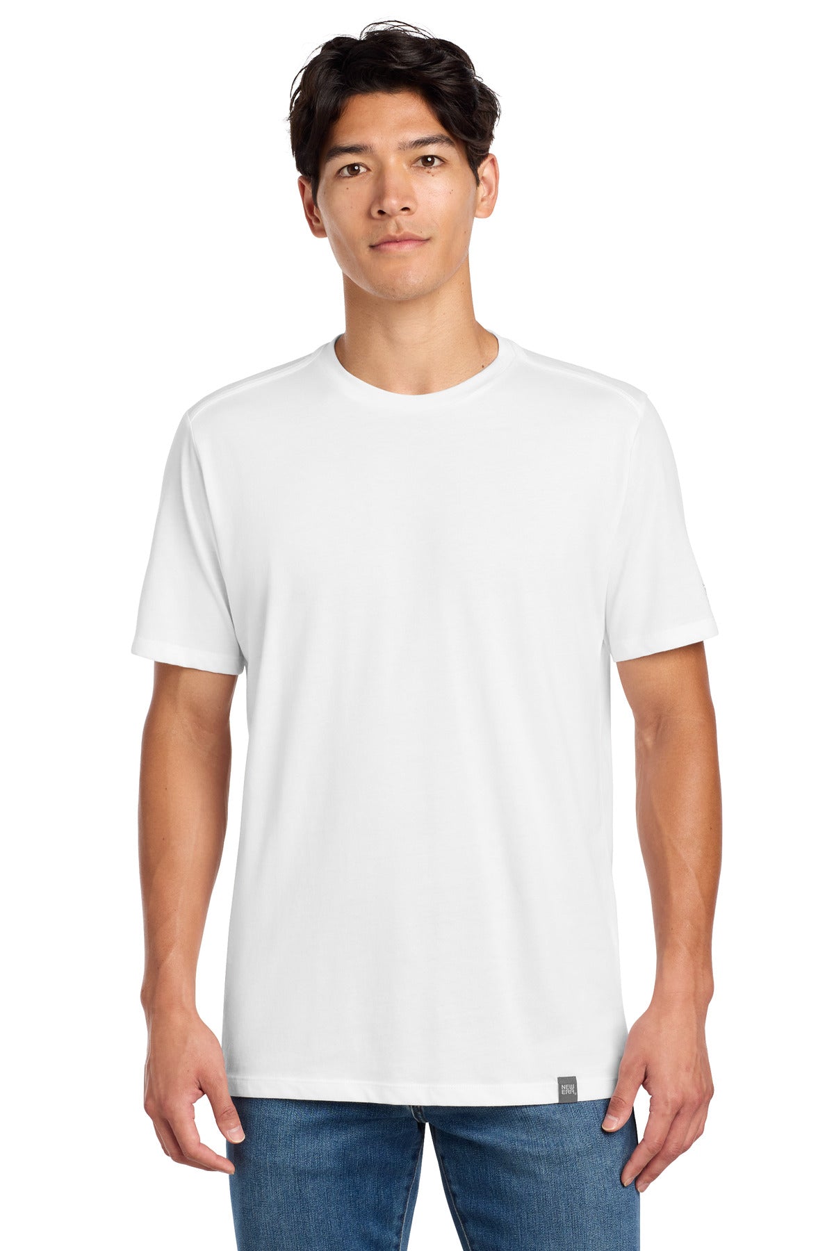 New Era  Heritage Blend Crew Tee. NEA100