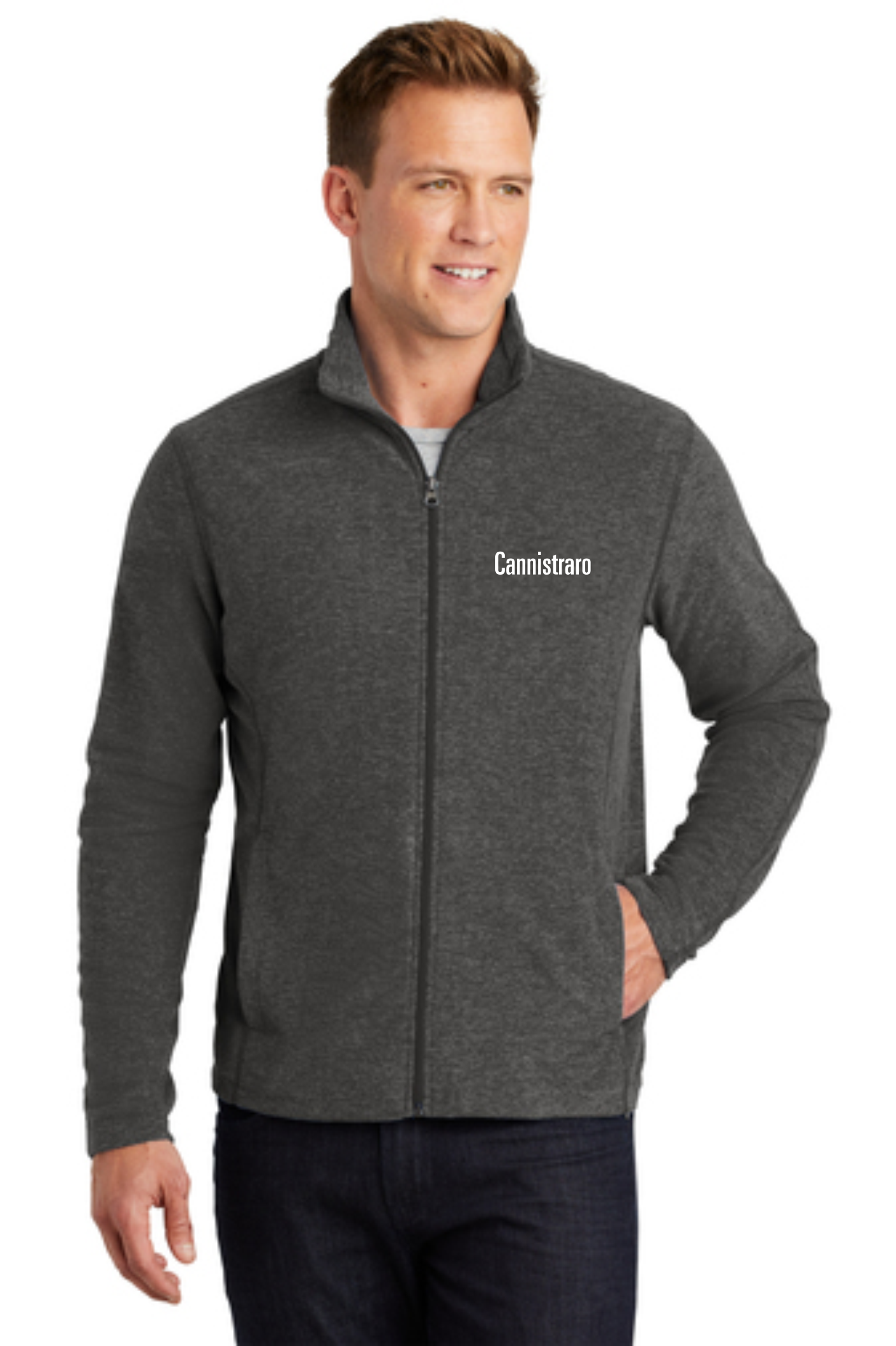 PA ® Heather Microfleece Full-Zip Jacket. F235 (JCC)