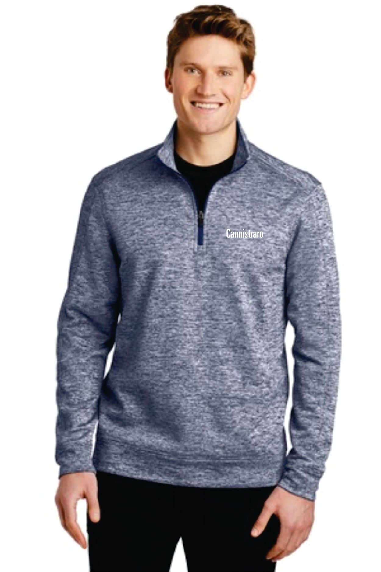 Electric Heather Fleece 1/4-Zip Pullover. ESPST226