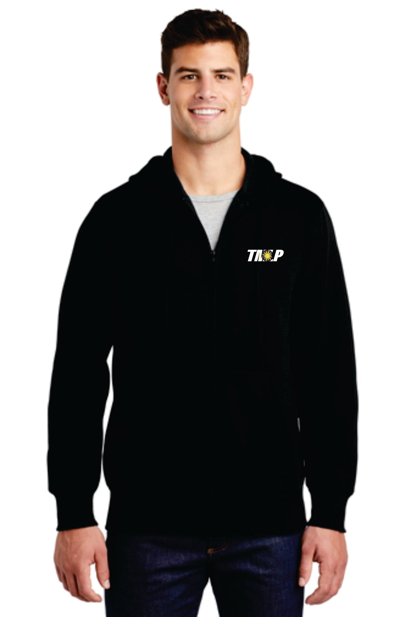 Sport-Tek® Full-Zip Hooded Sweatshirt. ST258