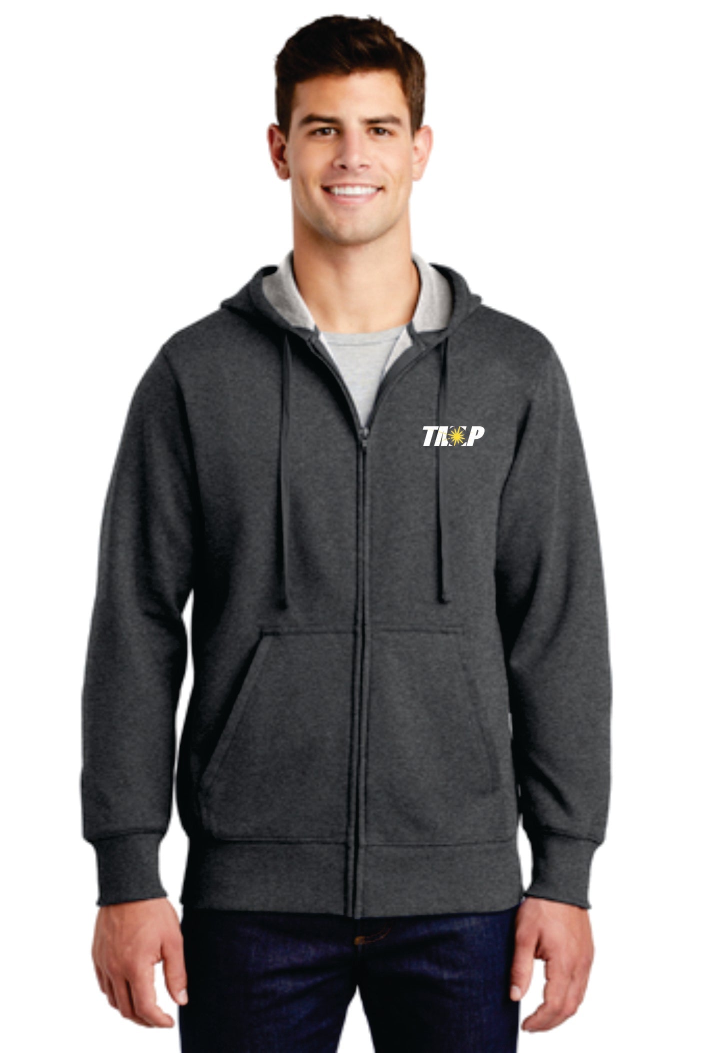 Sport-Tek® Full-Zip Hooded Sweatshirt. ST258
