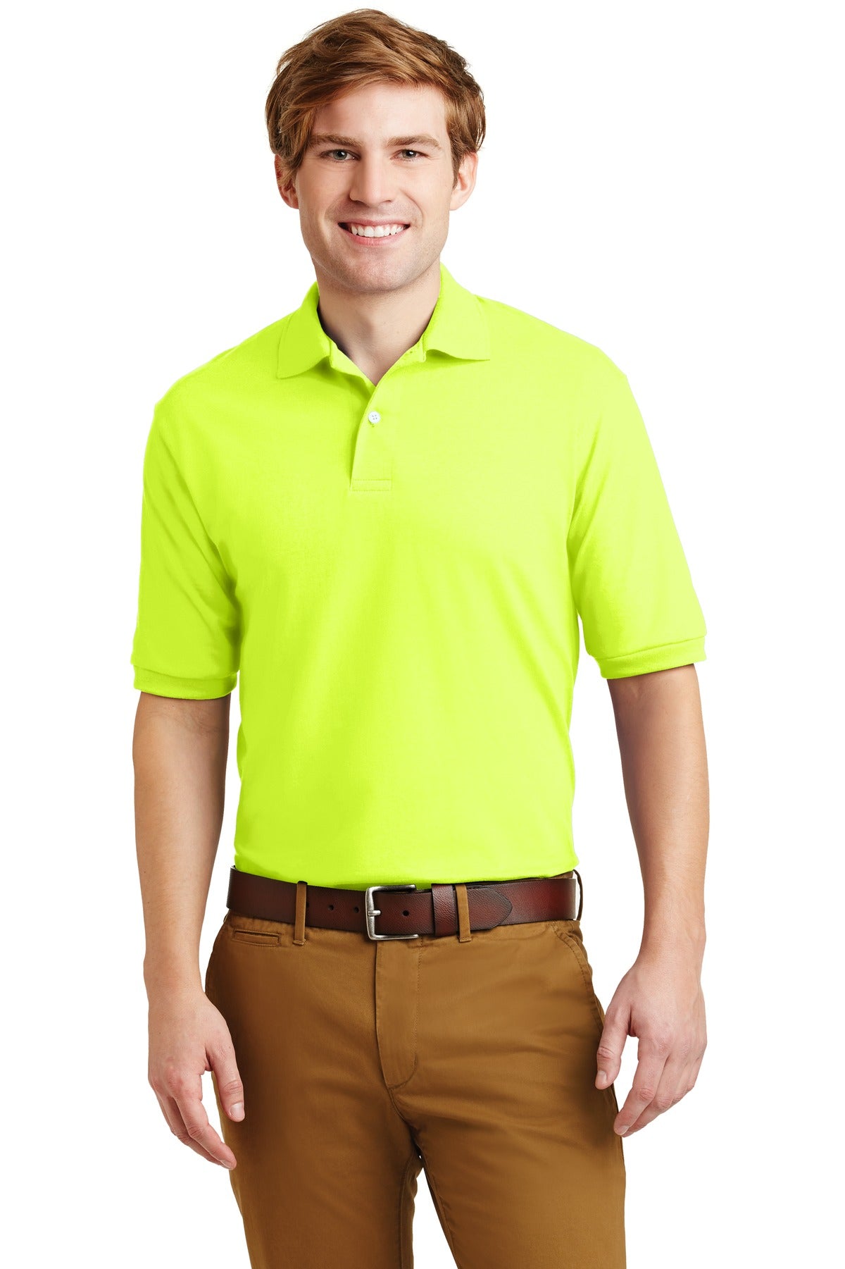 Jerzees® - SpotShield 5.4-Ounce Jersey Knit Sport Shirt. 437M