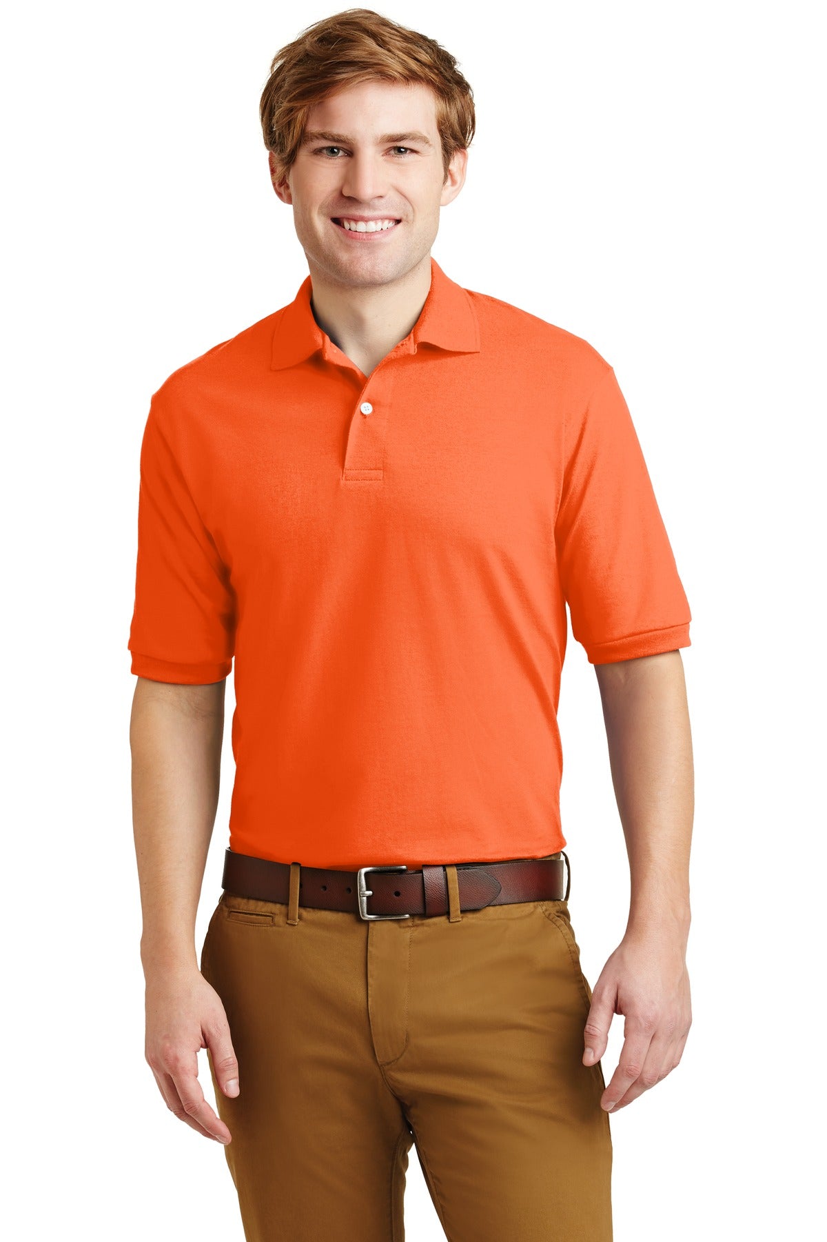 Jerzees® - SpotShield 5.4-Ounce Jersey Knit Sport Shirt. 437M