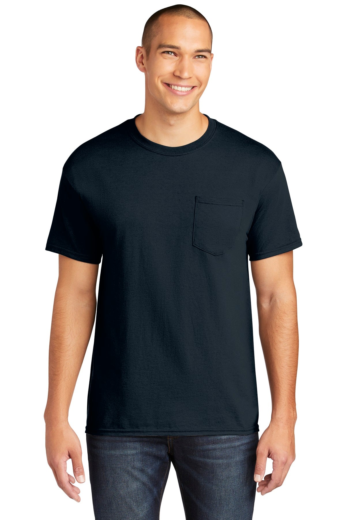 Gildan® Heavy Cotton , 100% Cotton Pocket T-Shirt. 5300