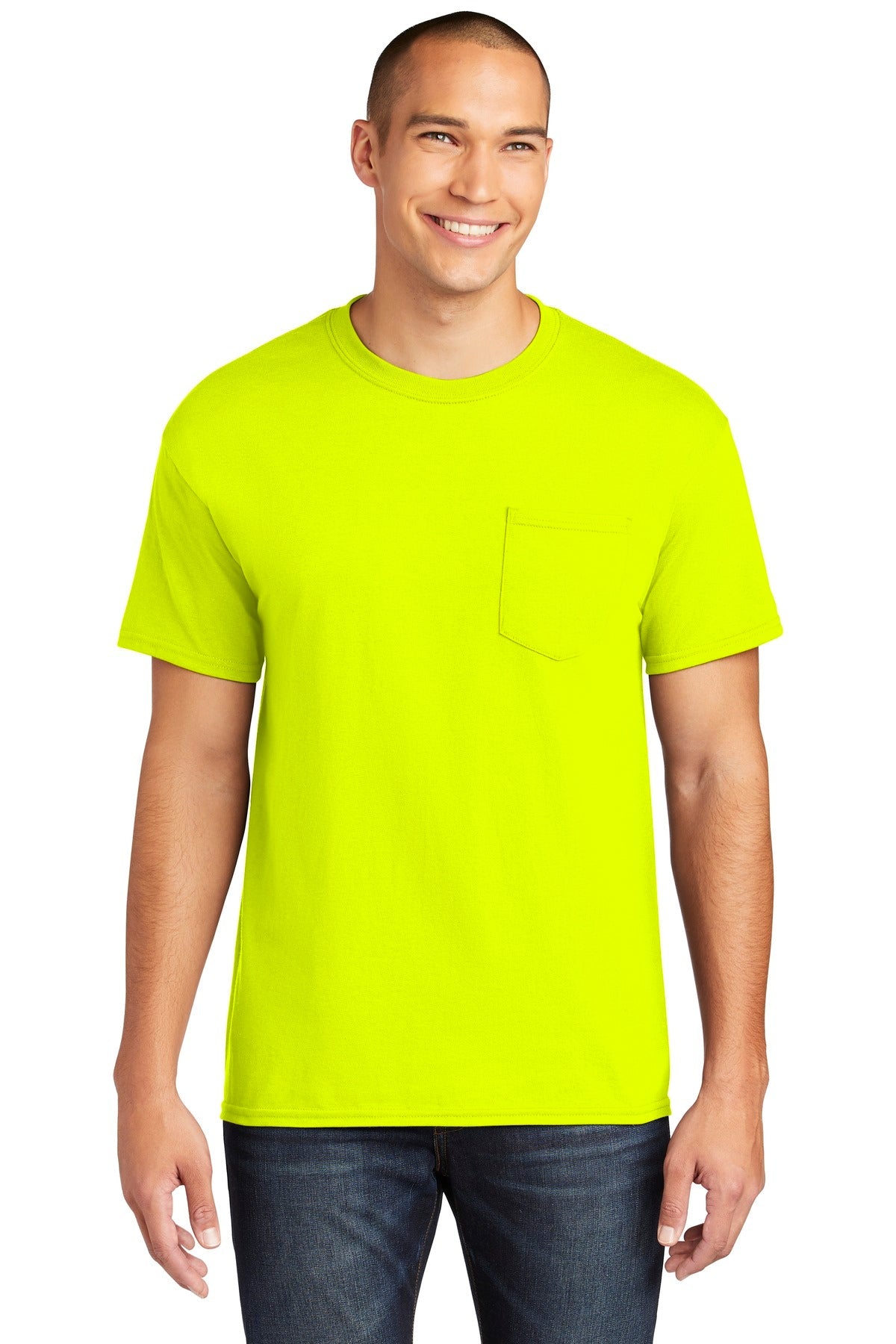 Gildan® Heavy Cotton , 100% Cotton Pocket T-Shirt. 5300