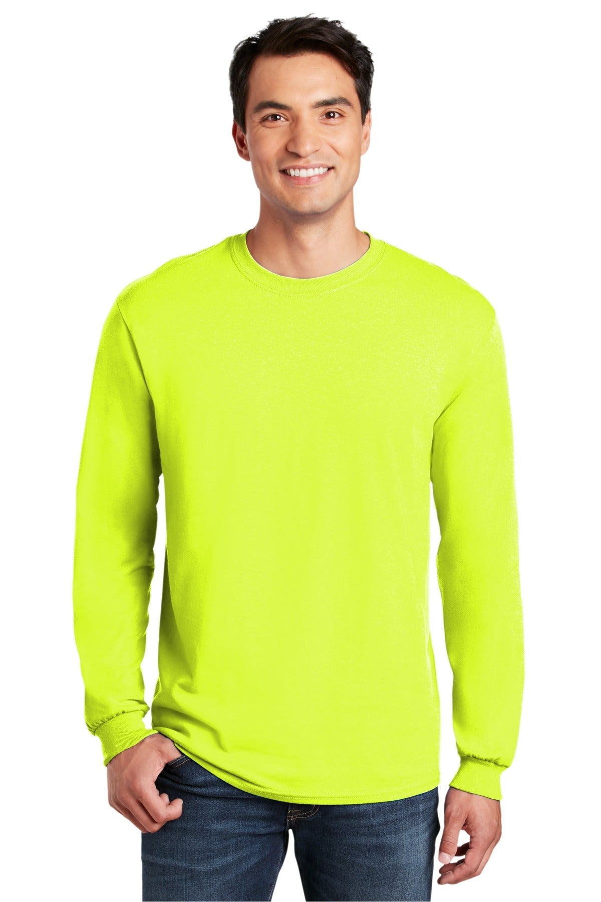 Gildan®  Heavy Cotton, 100% Cotton Long Sleeve T-Shirt.  5400