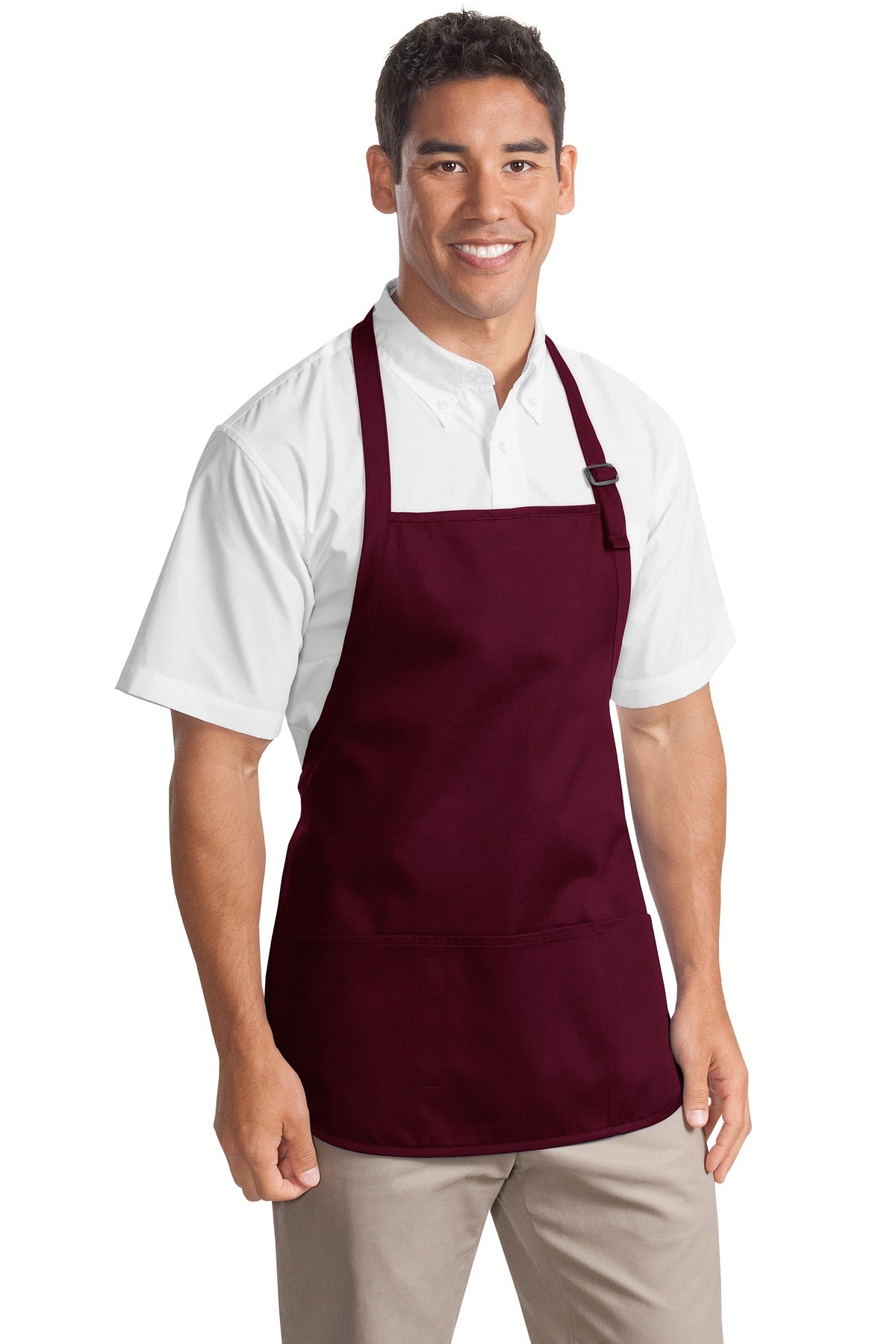 PA ® Medium-Length Apron with Pouch Pockets.  A510