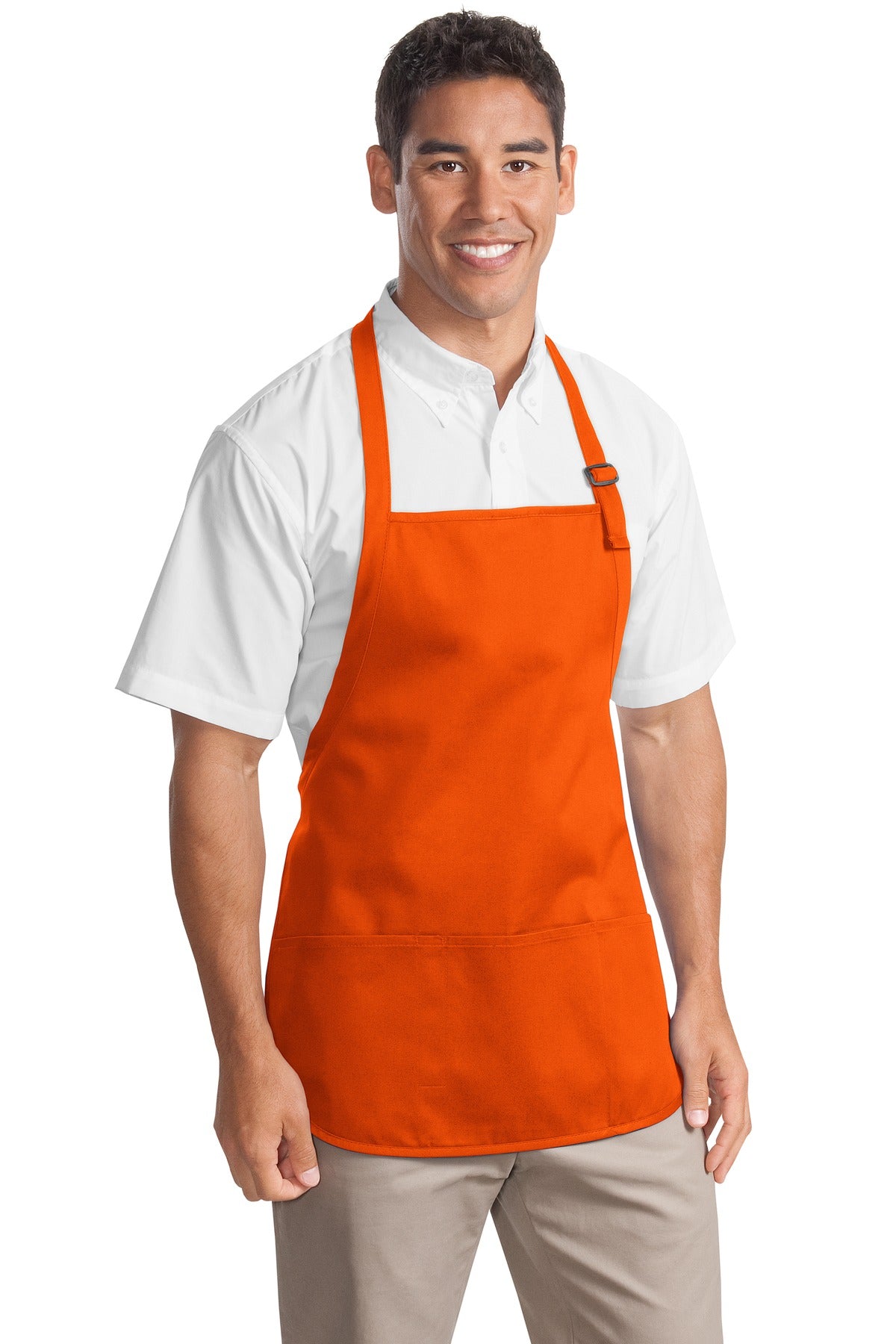 PA ® Medium-Length Apron with Pouch Pockets.  A510
