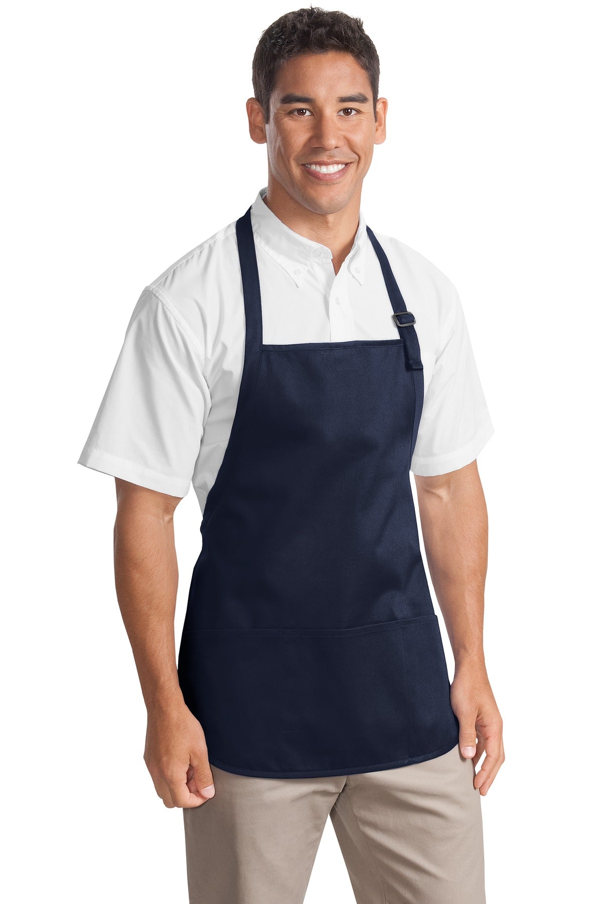 PA ® Medium-Length Apron with Pouch Pockets.  A510