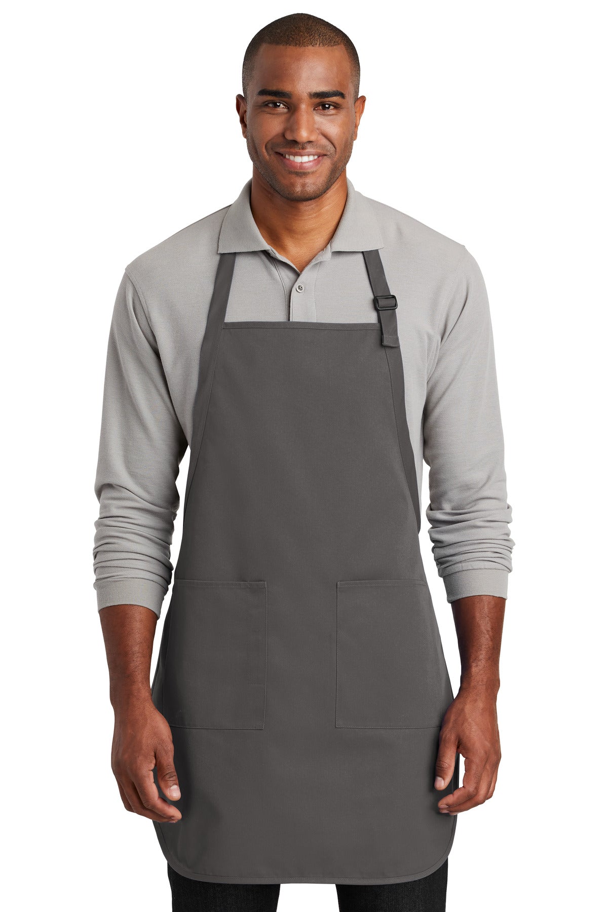 PA ® Full-Length Two-Pocket Bib Apron. A600