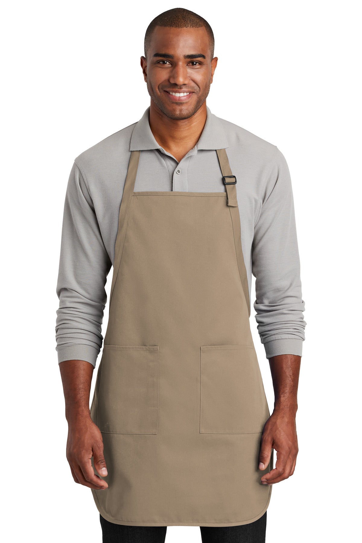 PA ® Full-Length Two-Pocket Bib Apron. A600