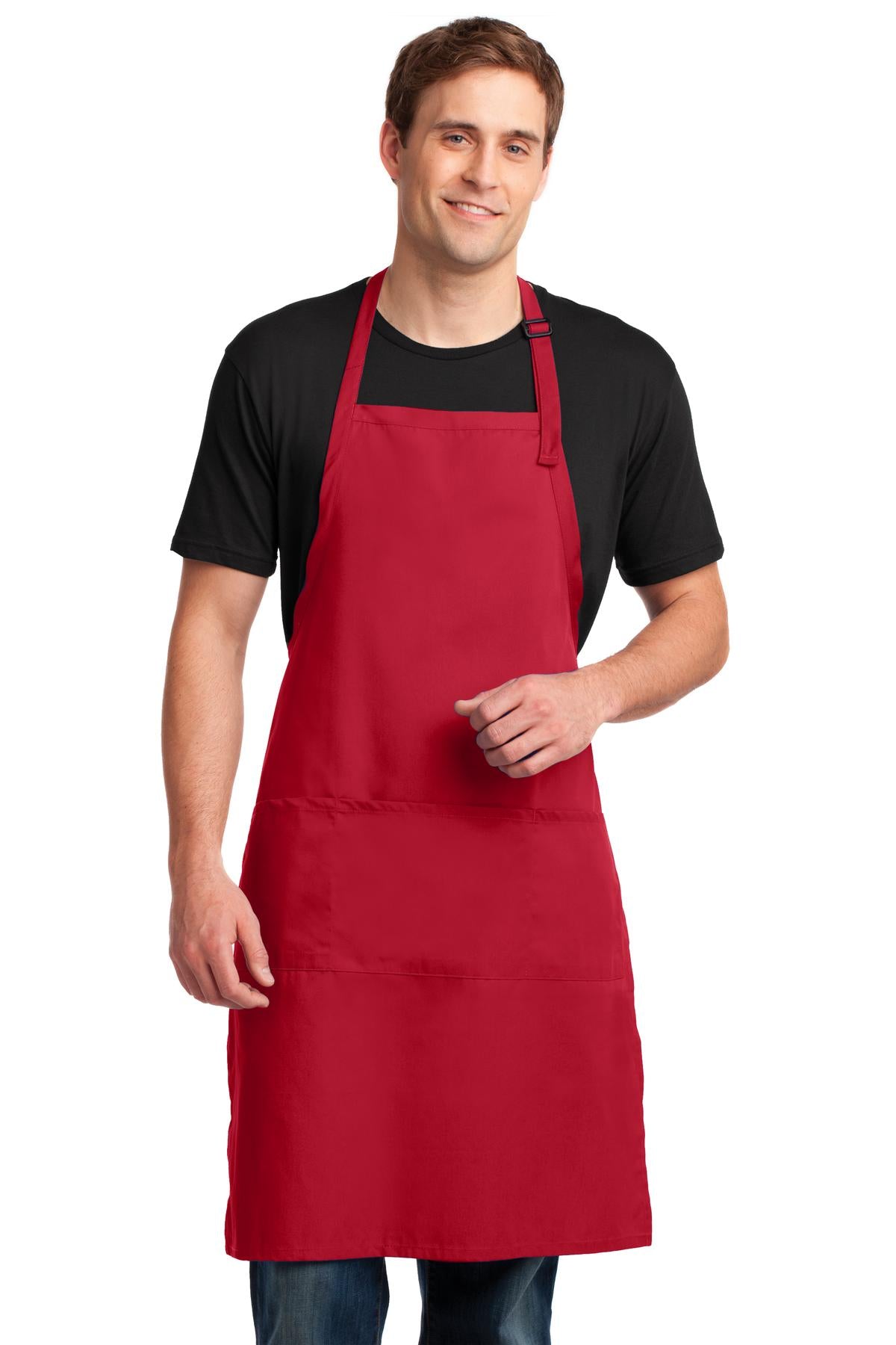 PA ® Easy Care Extra Long Bib Apron with Stain Release. A700