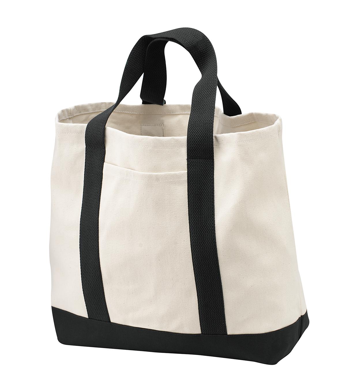 PA ® - Ideal Twill Two-Tone Shopping Tote.  B400