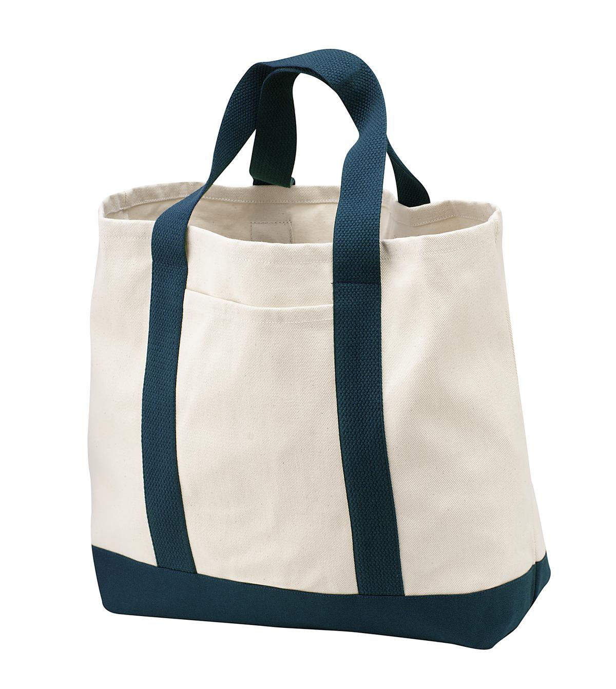 PA ® - Ideal Twill Two-Tone Shopping Tote.  B400