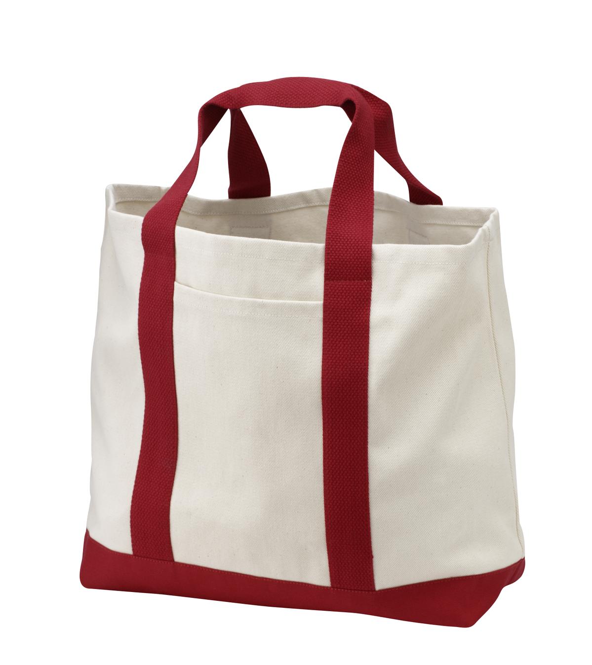 PA ® - Ideal Twill Two-Tone Shopping Tote.  B400