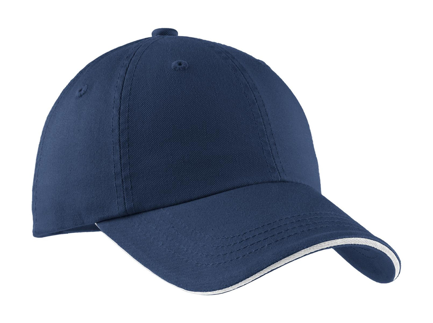 PA ® Sandwich Bill Cap with Striped Closure.  C830
