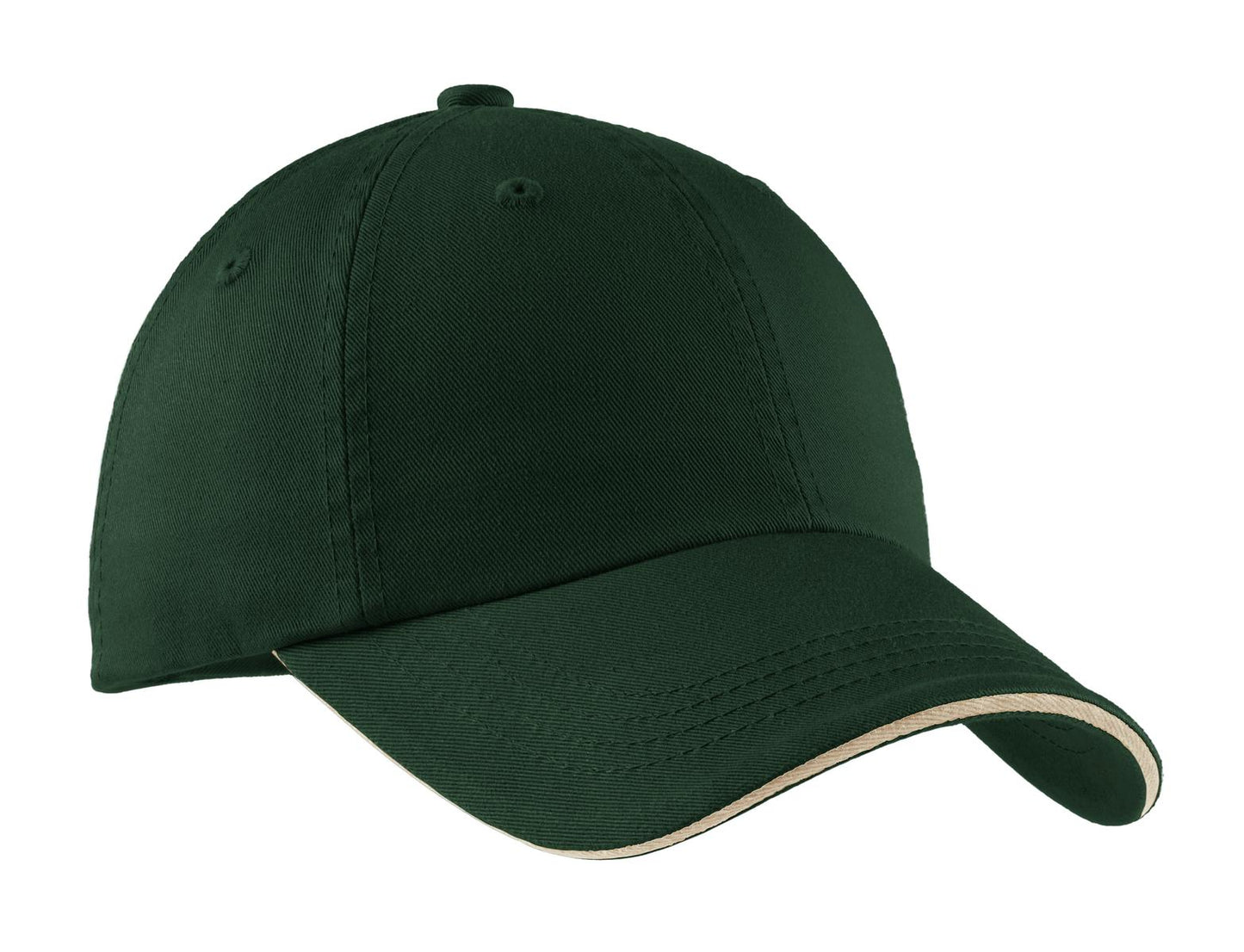 PA ® Sandwich Bill Cap with Striped Closure.  C830